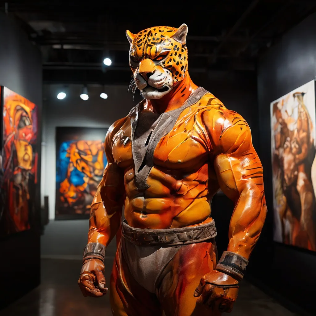 Una figura a tamaño real de King de Tekken llega al OXO Museo