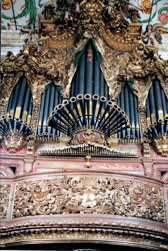 Representative view of Paço das Escolas in Coimbra.