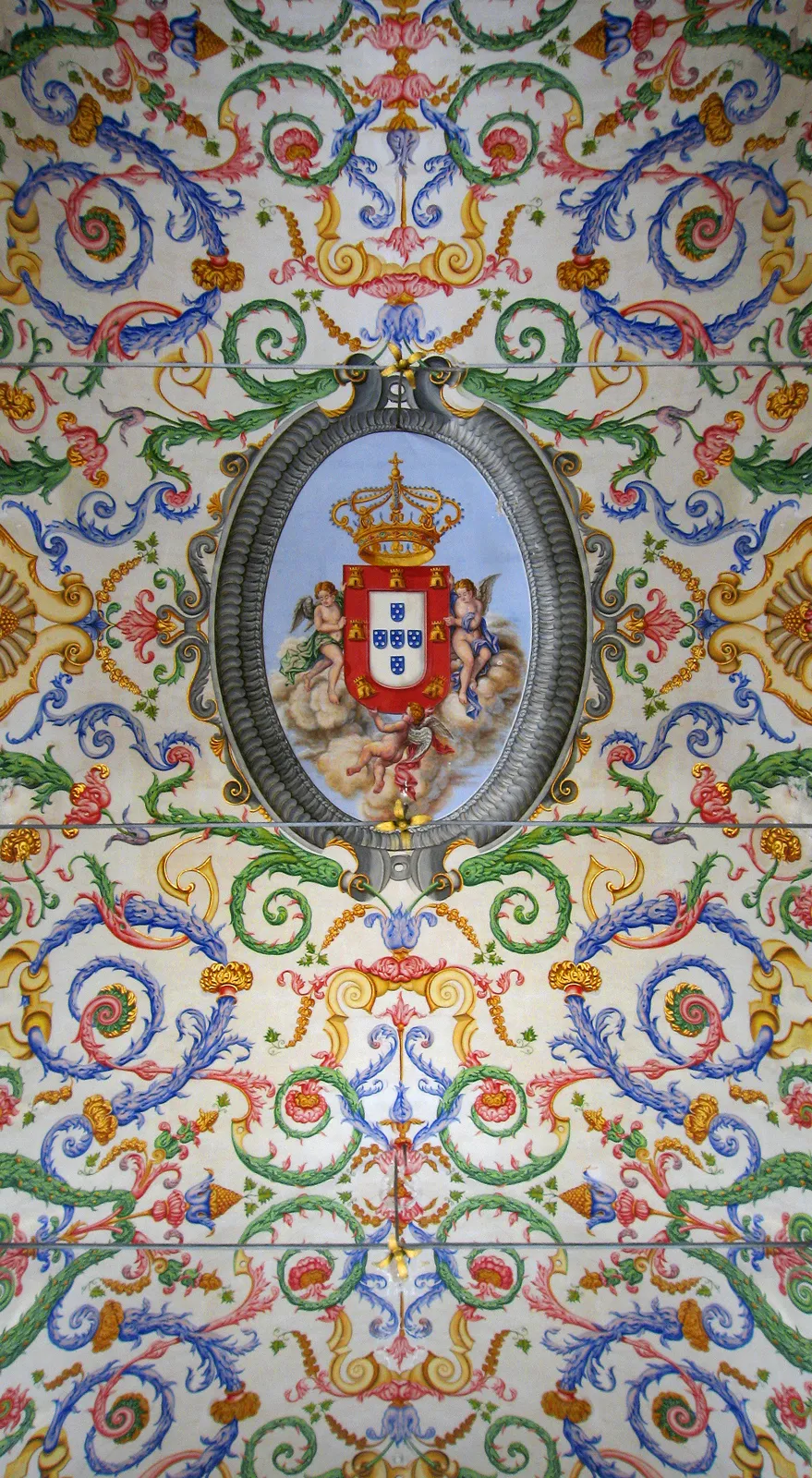 Representative view of Paço das Escolas in Coimbra.
