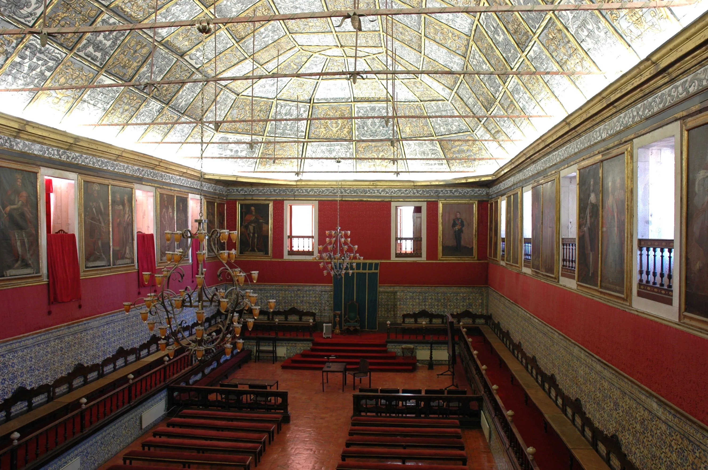 Interior view of Paço das Escolas in Coimbra.
