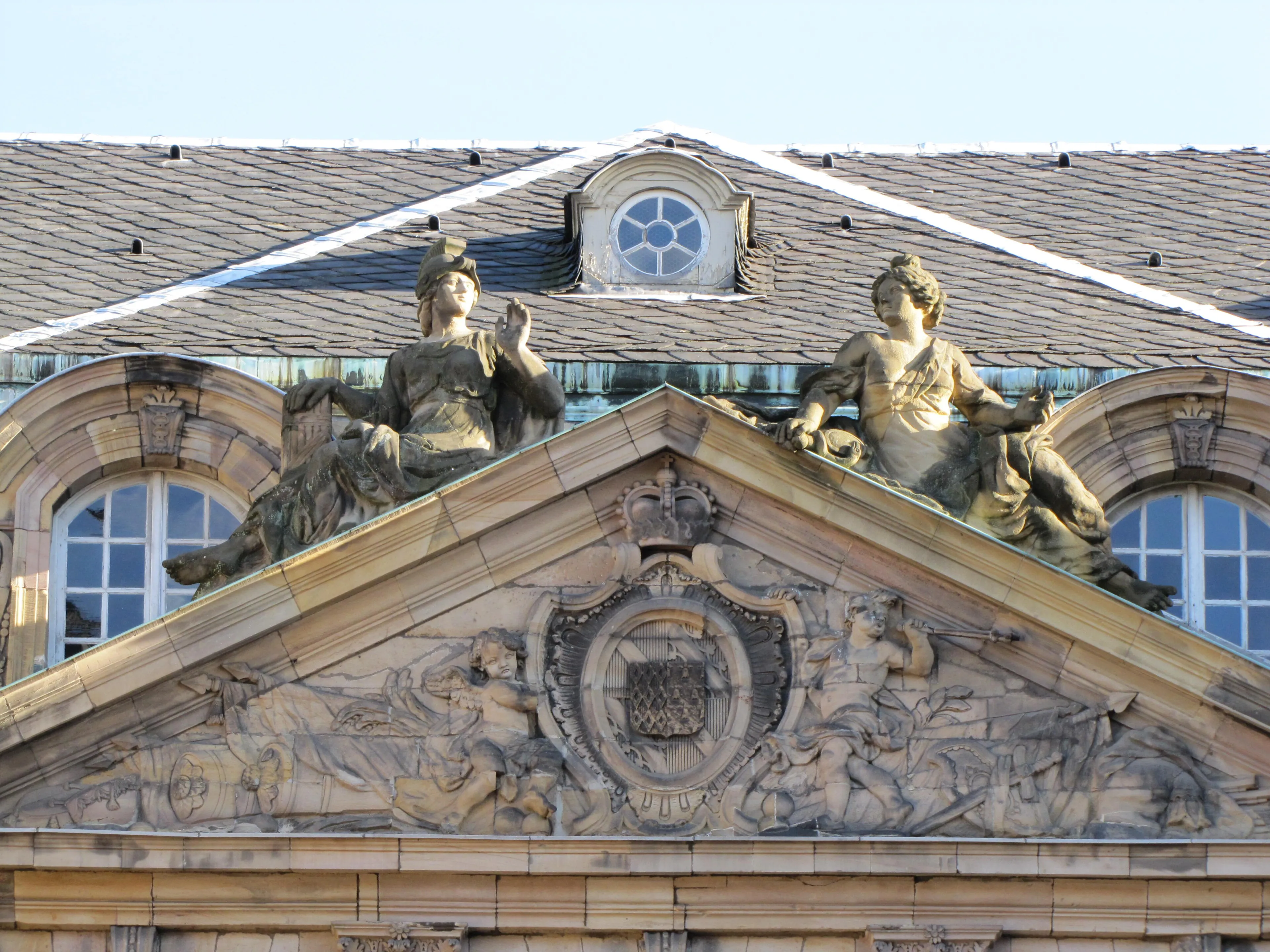 Vista exterior del Palais Rohan en Estrasburgo.
