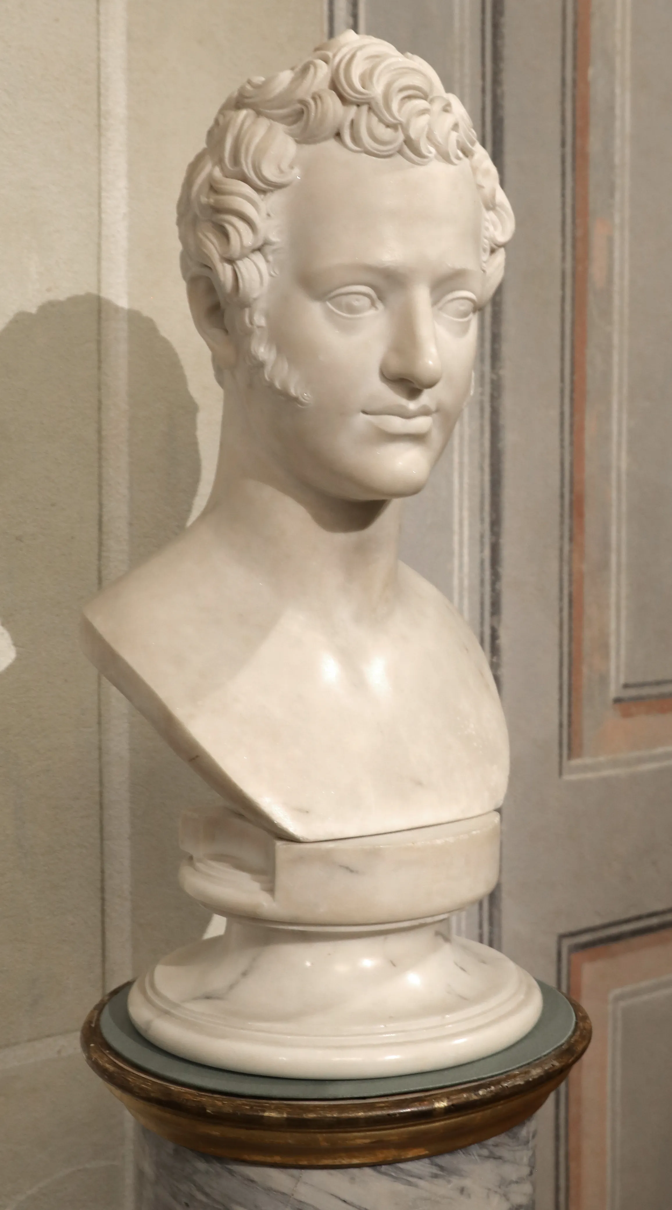 Interior view of Palazzo Blu in Pisa.