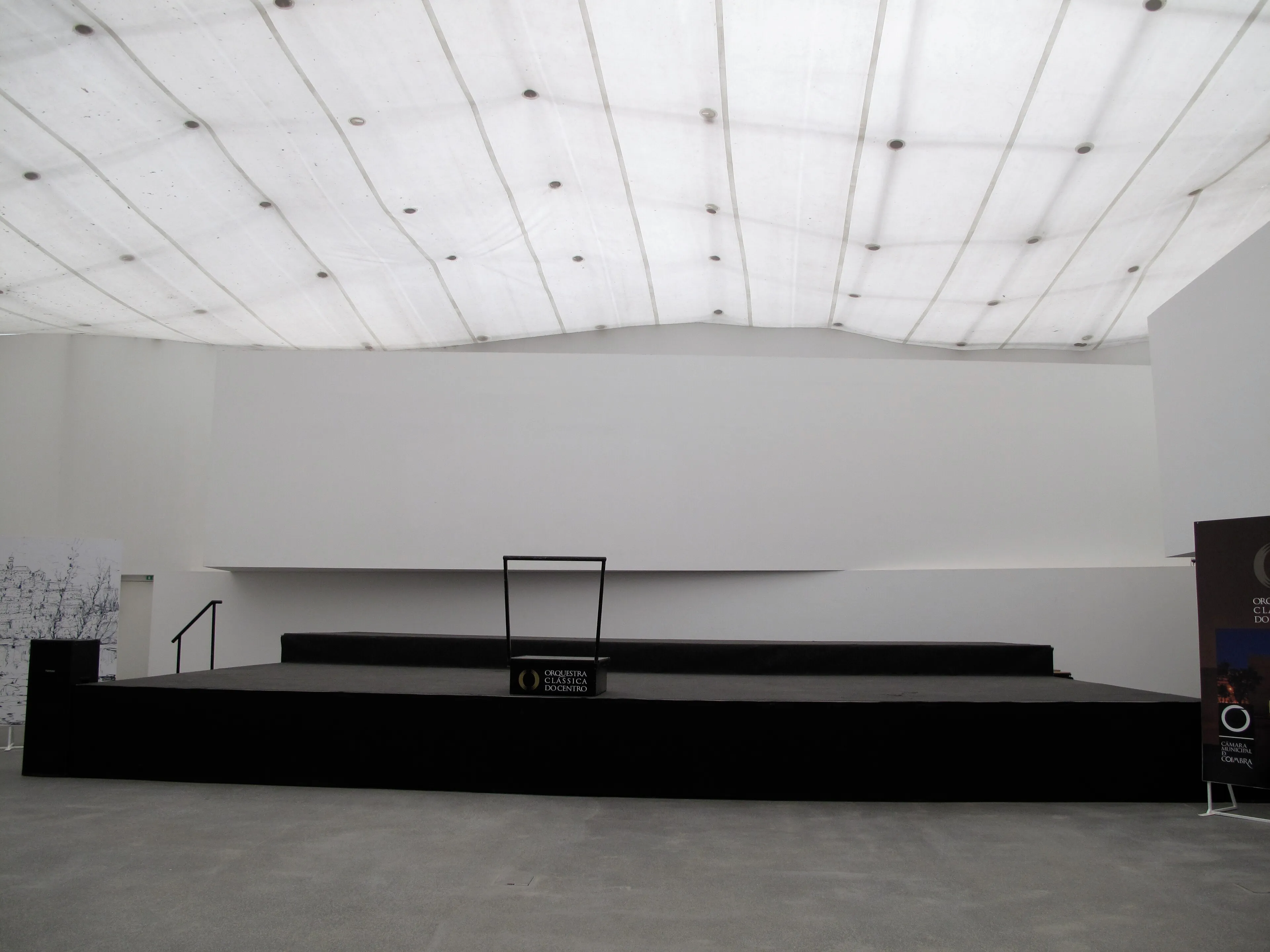 Interior view of Pavilhão Centro de Portugal in Coimbra.