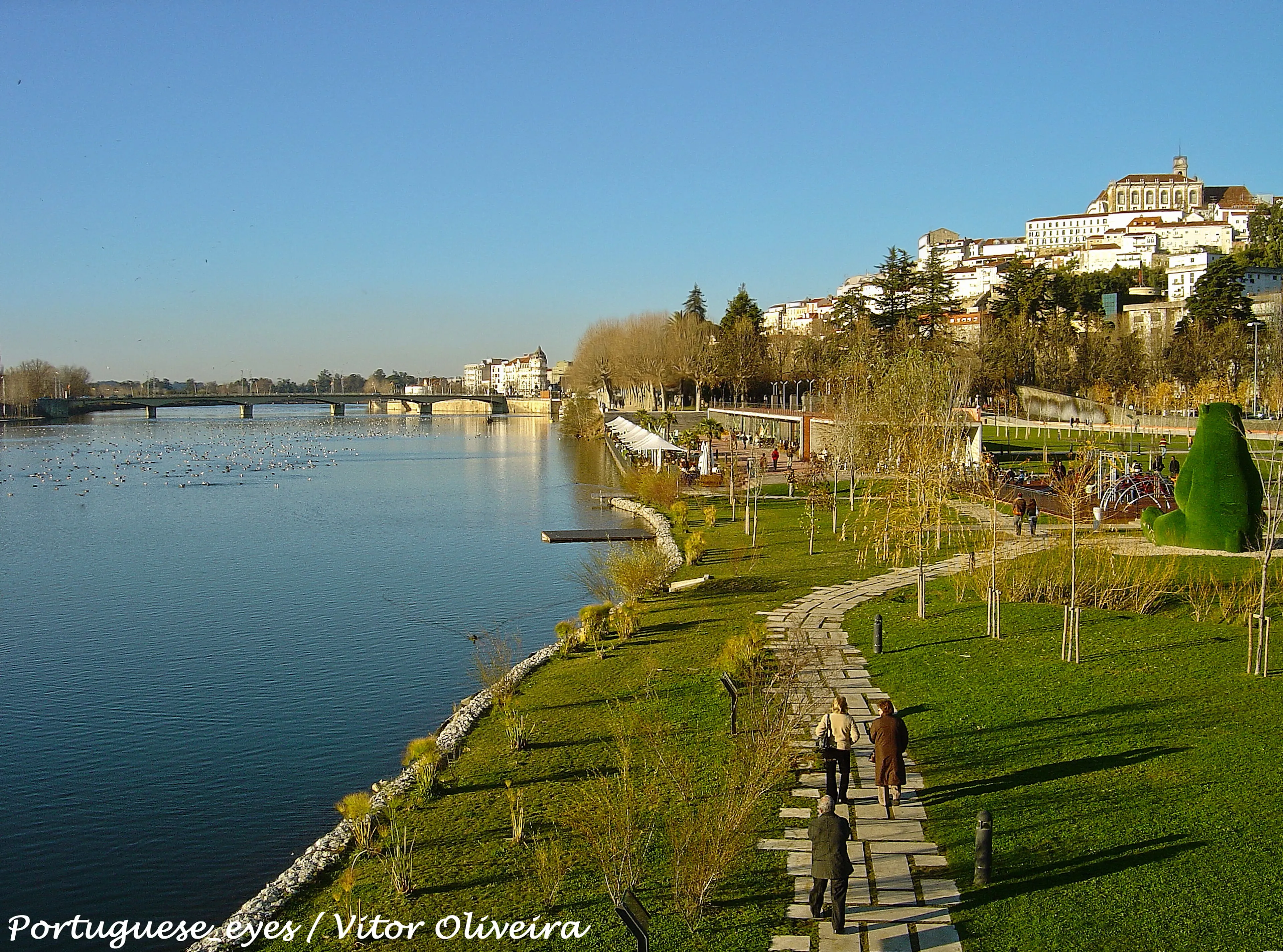 Widok zewnętrzny budynku Pavilhão Centro de Portugal w Coimbrze.
