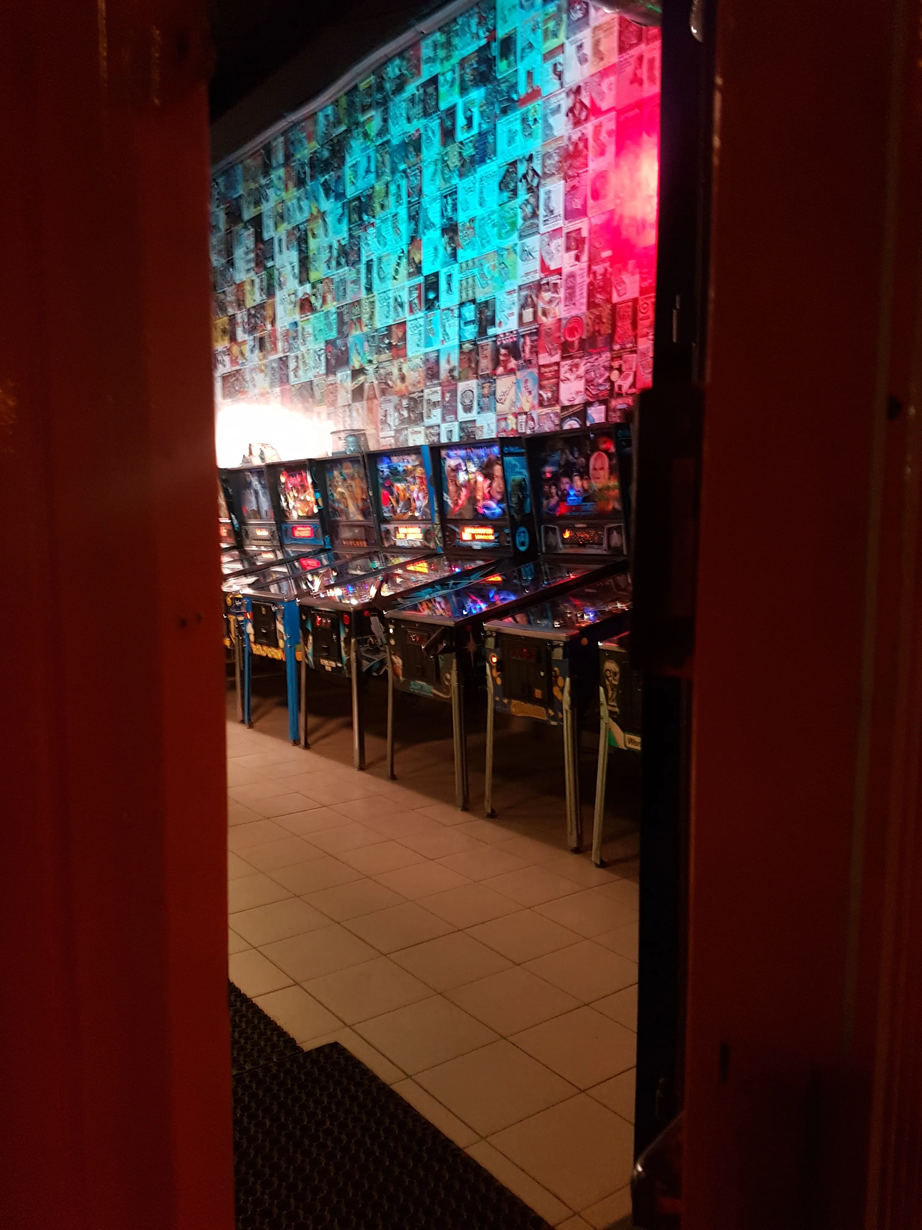 Gráfico de horarios de apertura del museo para Pinball Station