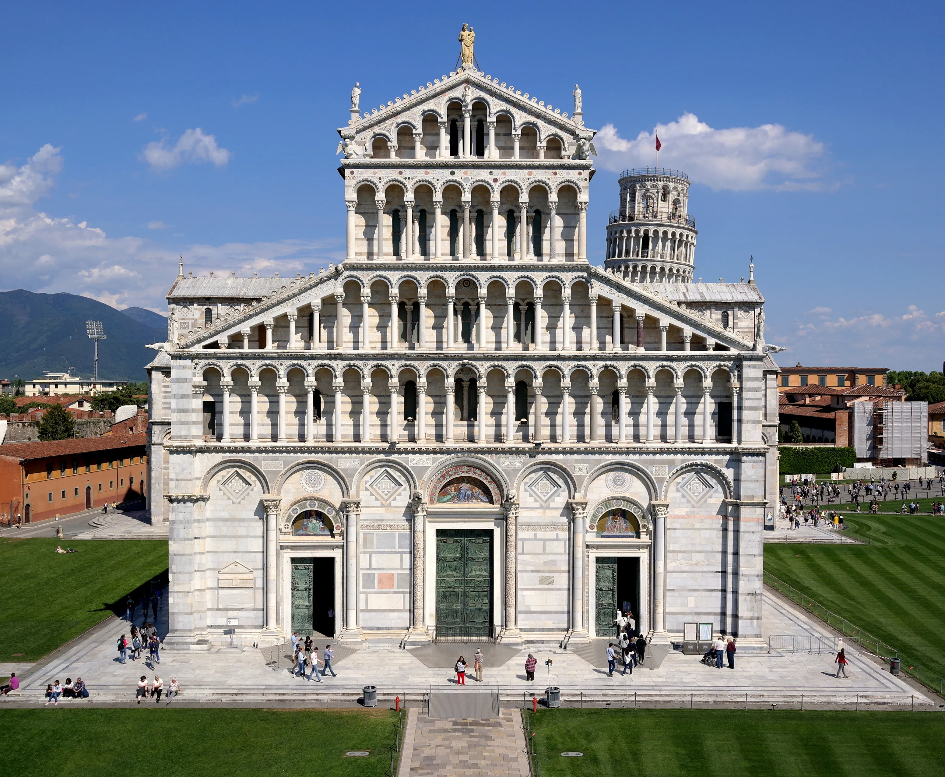 Representative view of Pisa Cathedral in Pisa.