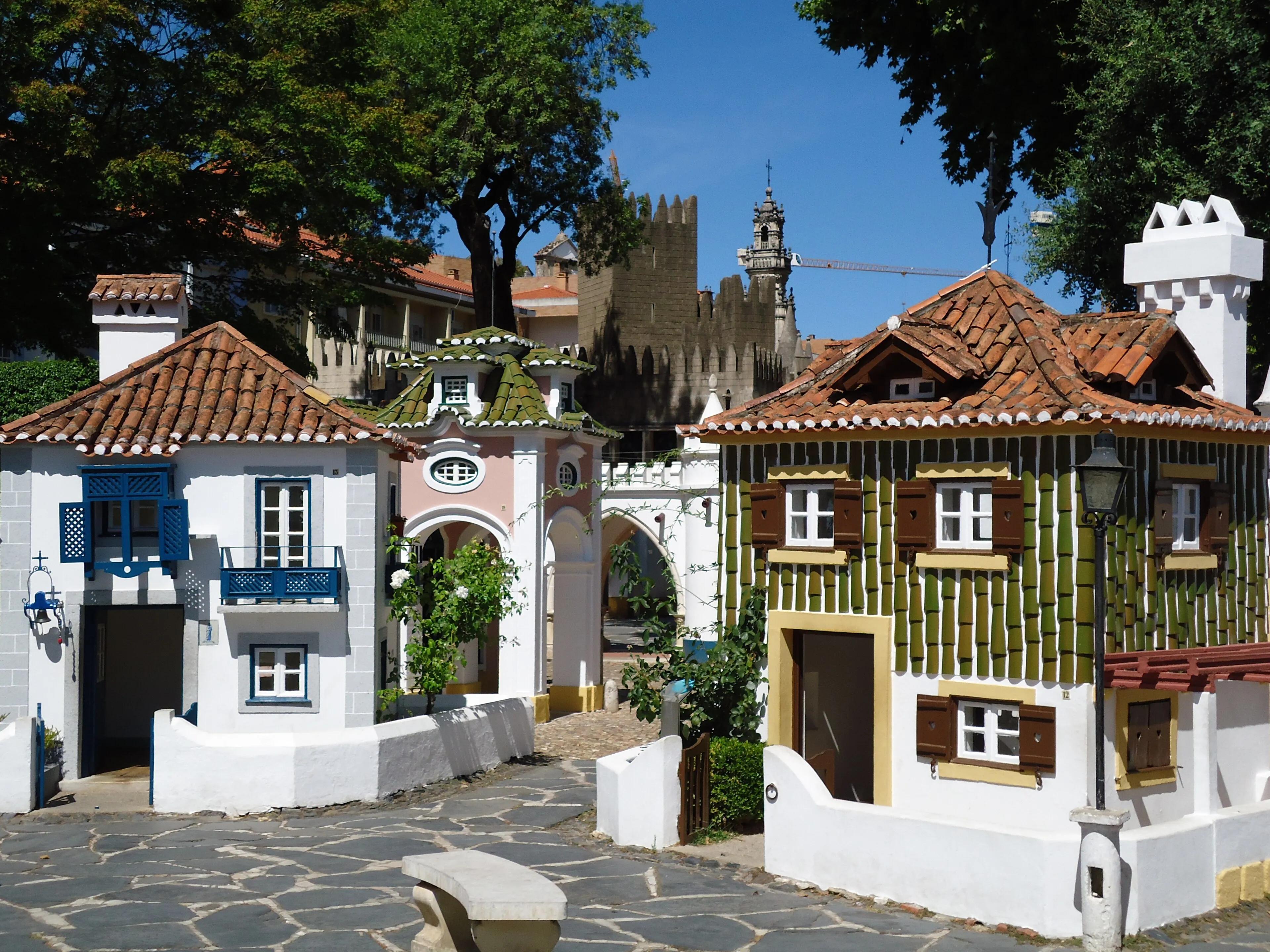Representative view of Portugal dos Pequenitos in Coimbra.