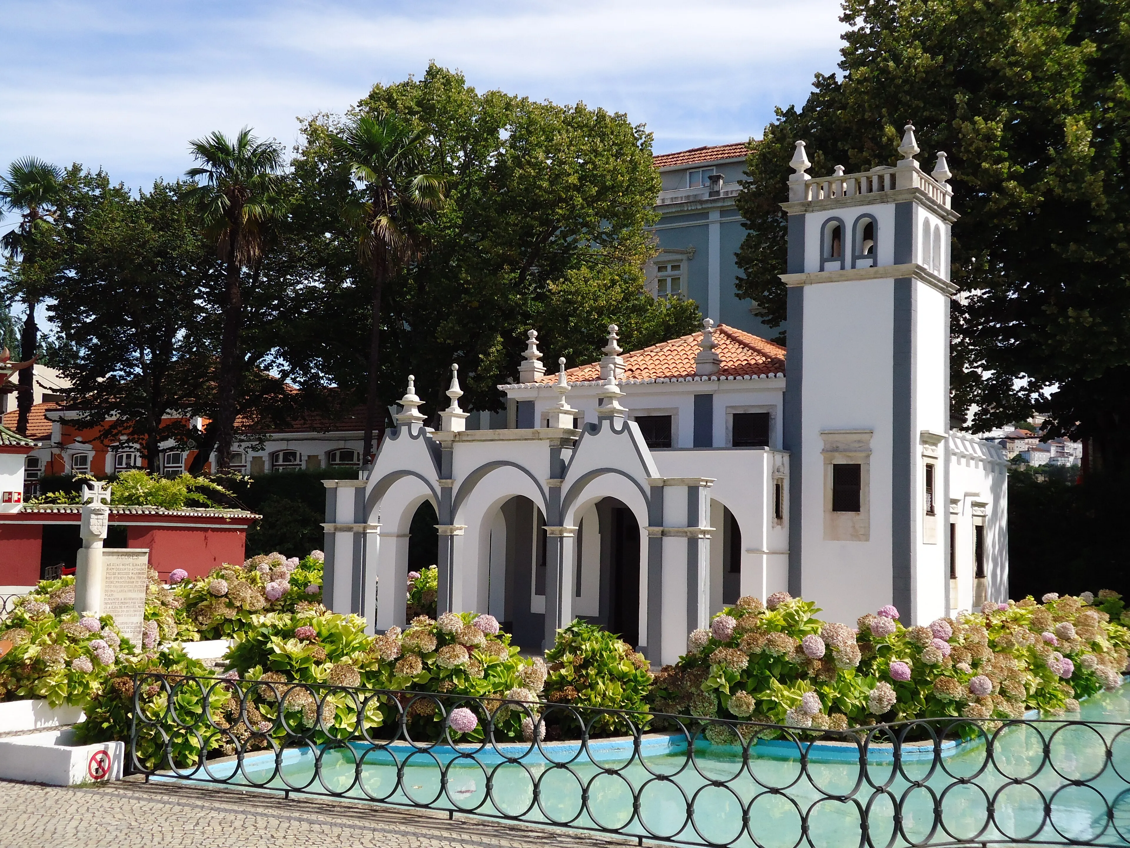 Representative view of Portugal dos Pequenitos in Coimbra.