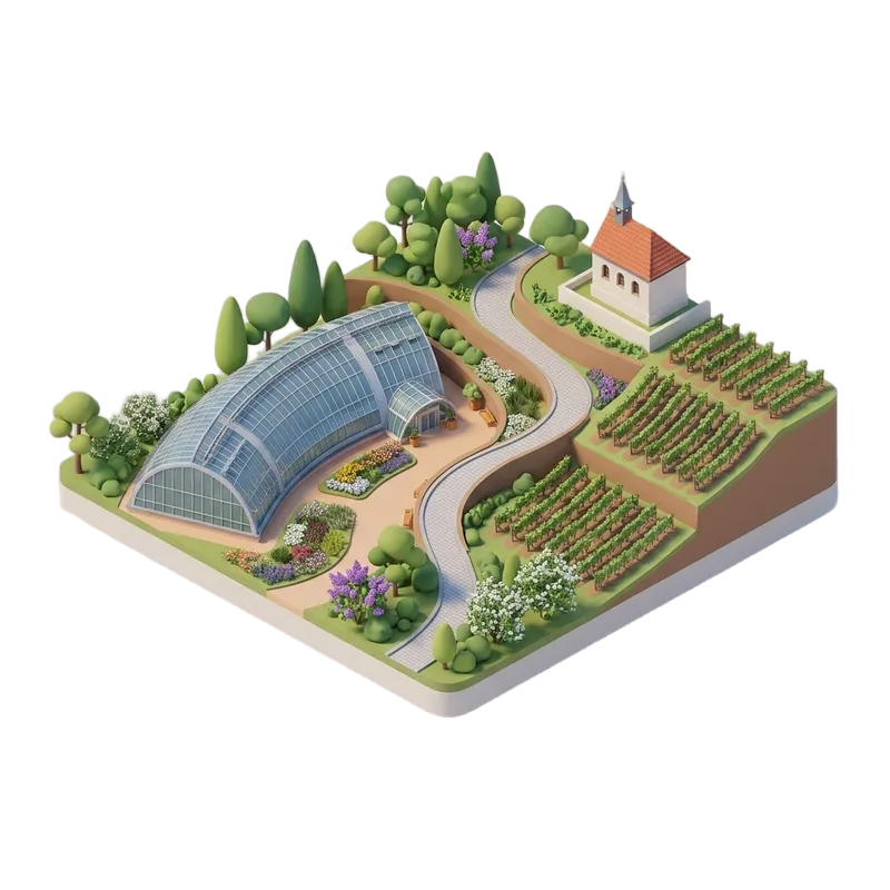 Prague Botanical Garden Overview
