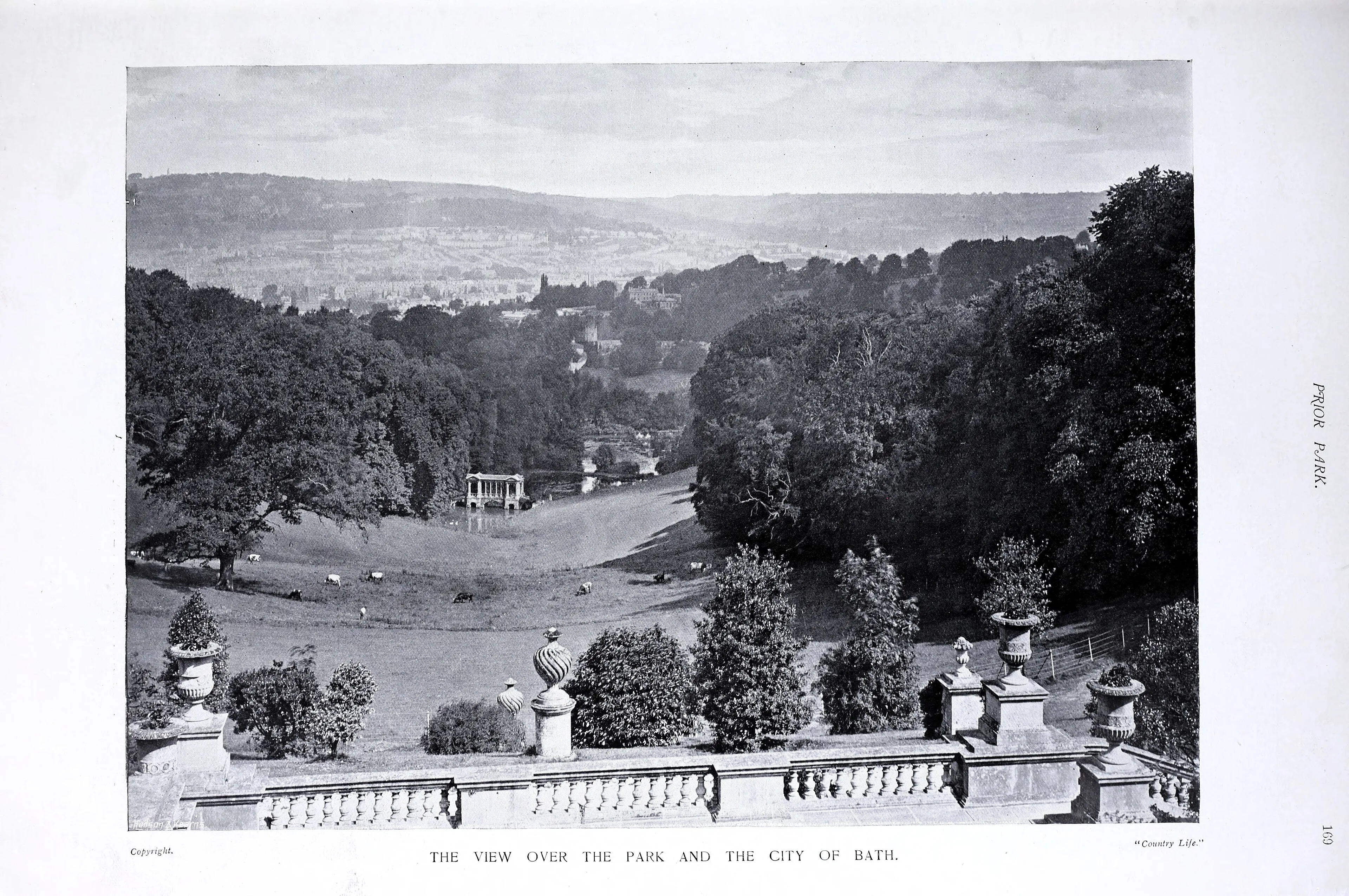 Vista exterior de Prior Park Landscape Garden en Bath.
