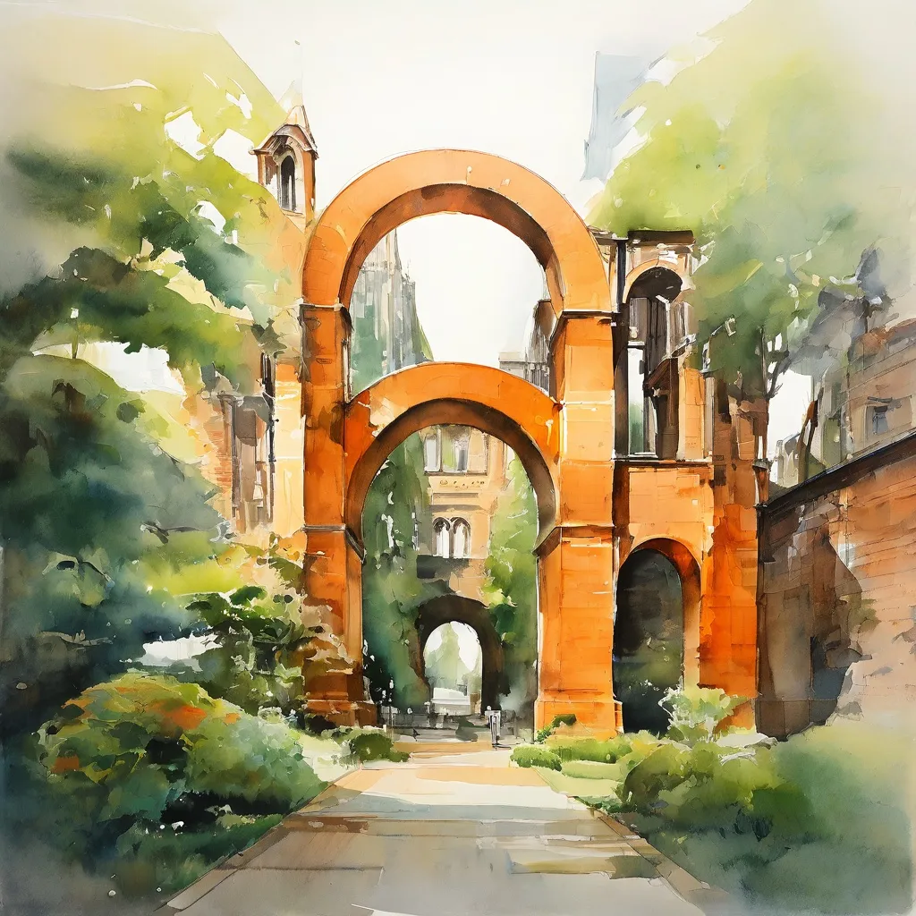 Abstrakcyjne stalowe rzeźby Ellswortha Kelly'ego wystawione w zielonych Ogrodach Rijksmuseum, z zabytkową architekturą muzeum w tle.
