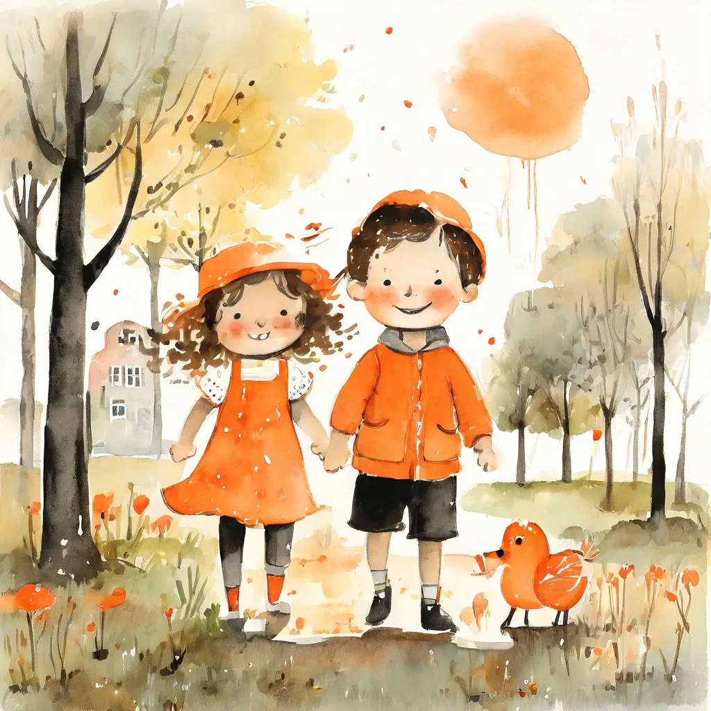 An artistic representation inspired by Fiep Westendorp's style, featuring the iconic Dutch characters Jip and Janneke in a playful scene, with the Rijksmuseum's architecture subtly suggested in the background.
