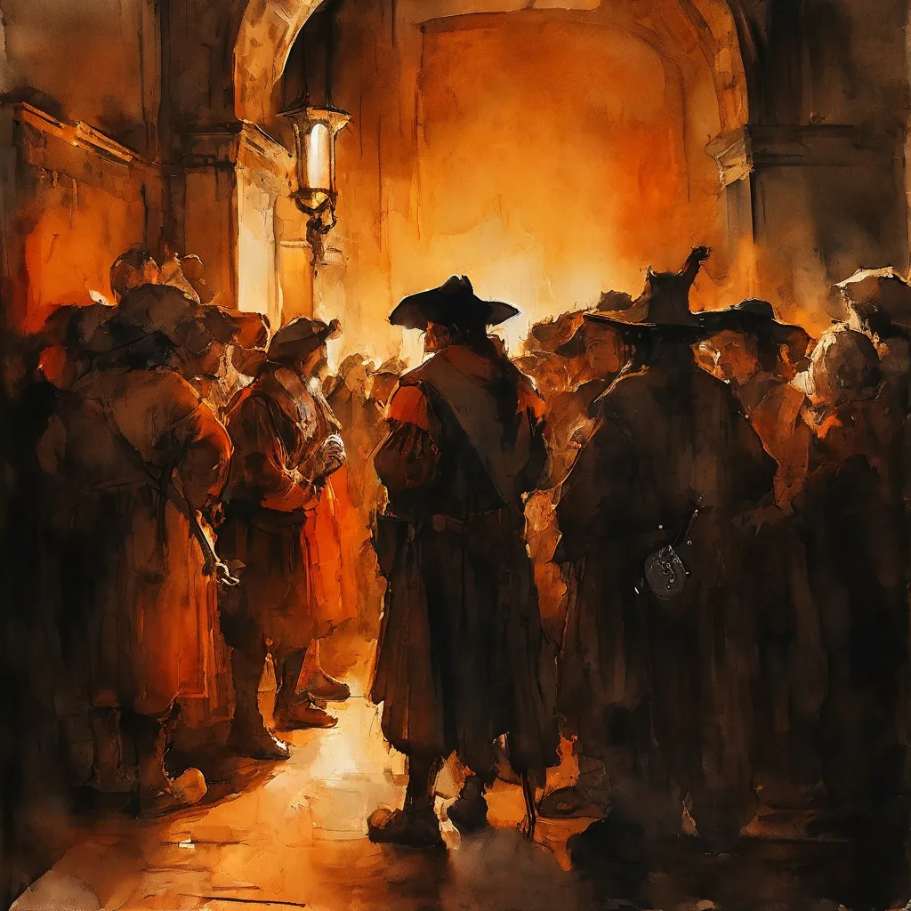 Una versión reconstruida digitalmente de la pintura 'La Ronda de Noche' de Rembrandt, mostrando su composición original completa con todas las secciones faltantes reintegradas a la perfección, exhibida de forma destacada en el Rijksmuseum.