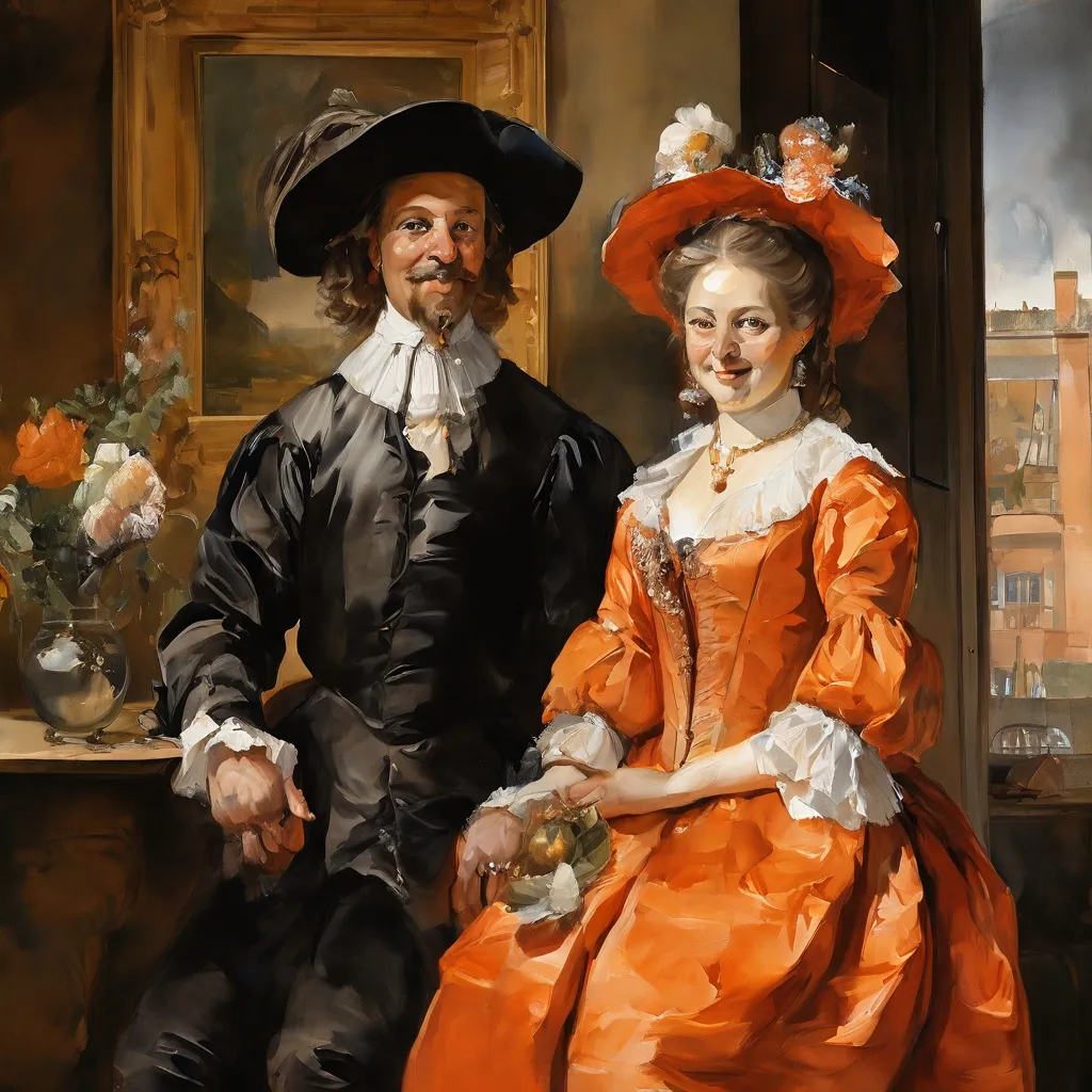 Een 17e-eeuws olieverf portret van een Amsterdamse burgemeester en zijn vrouw, geïdentificeerd door het Rijksmuseum.