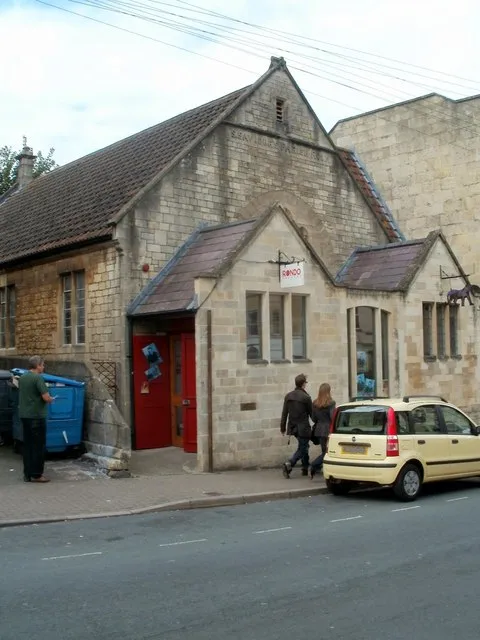 Vista representativa del Rondo Theatre en Bath.
