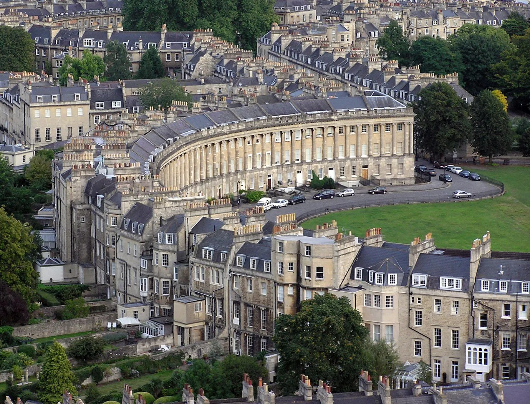 Gráfico de horarios de apertura del museo para Royal Crescent
