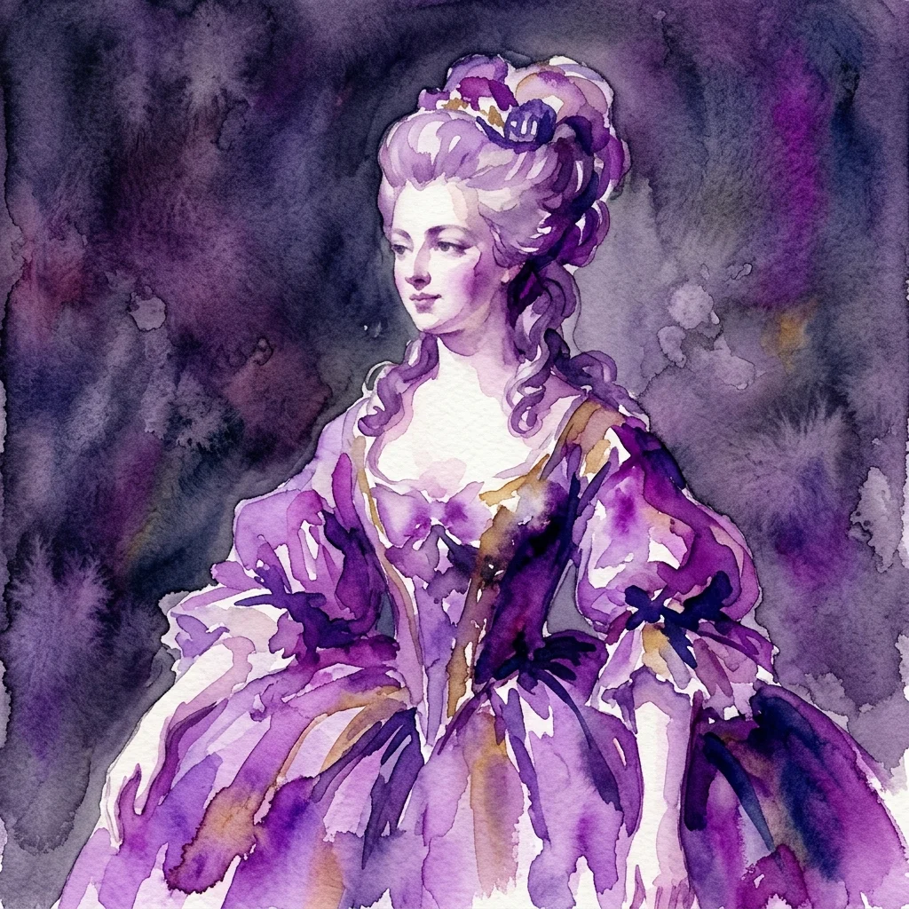 Grafika wystawy Portret Katarzyny Gattai Thomatis w Royal Łazienki Museum