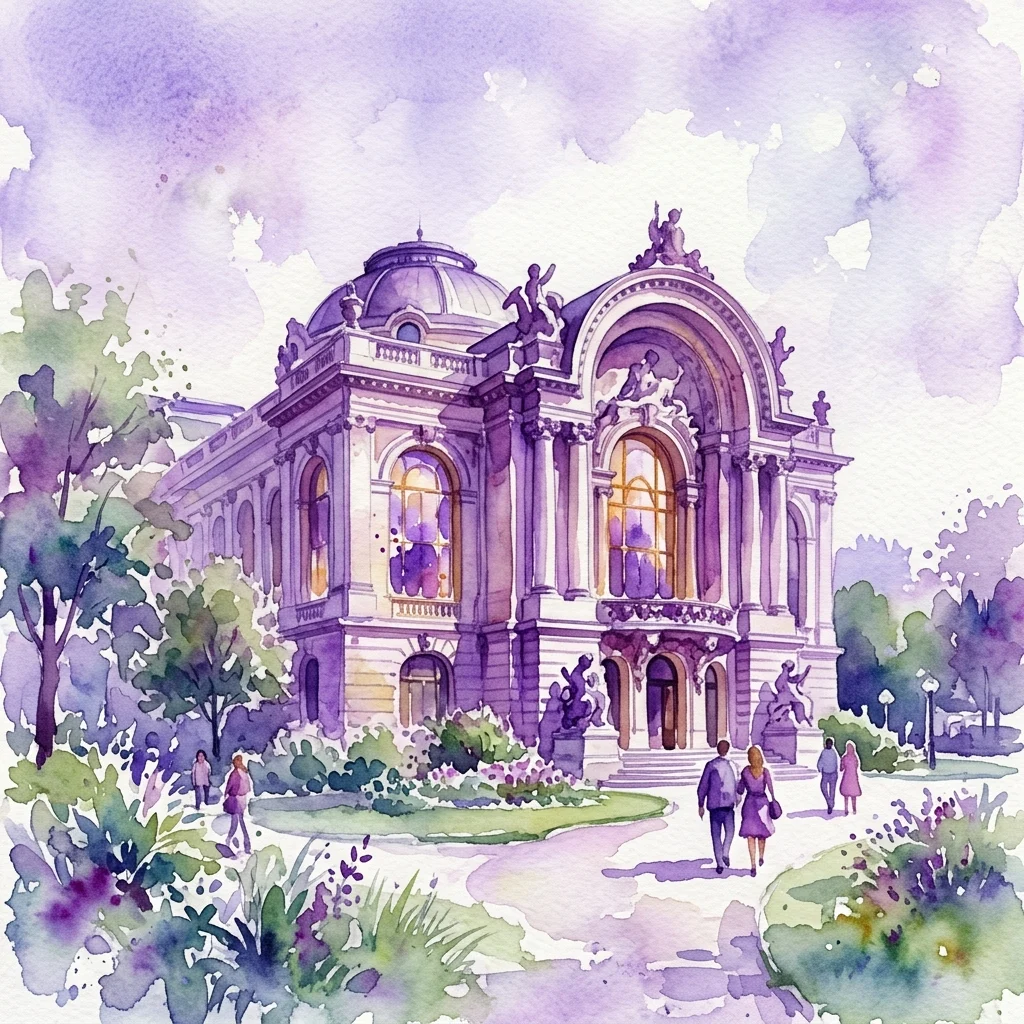 Grafika wystawy Teatr Królewski i Stara Pomarańczarnia w Royal Łazienki Museum