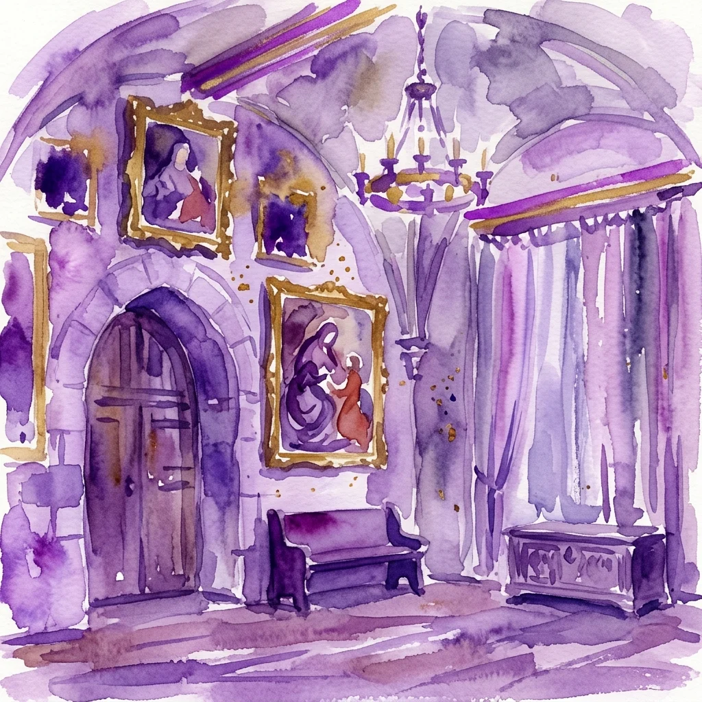 Grafika wystawy Salomonowe sny (Sny Salomona) w Royal Łazienki Museum