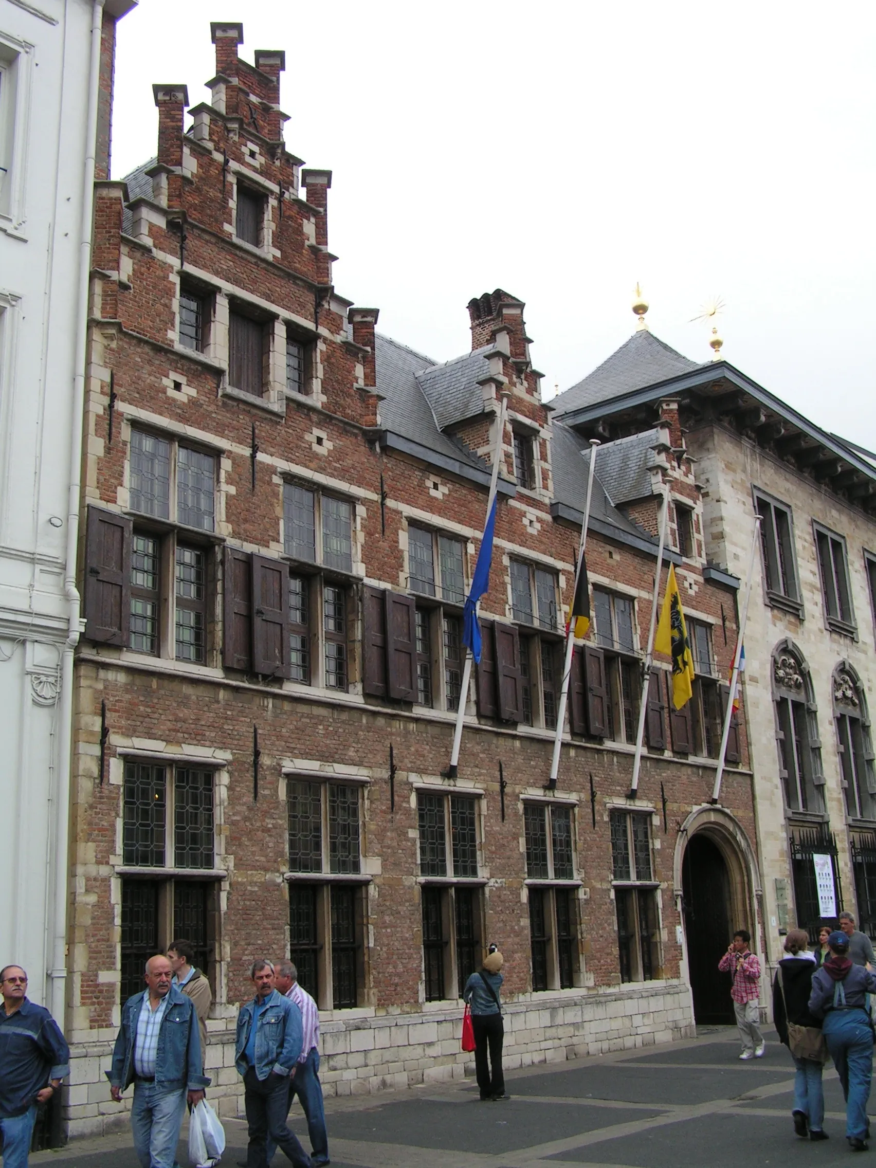 Grafiek met openingstijden van het museum voor Rubenshuis