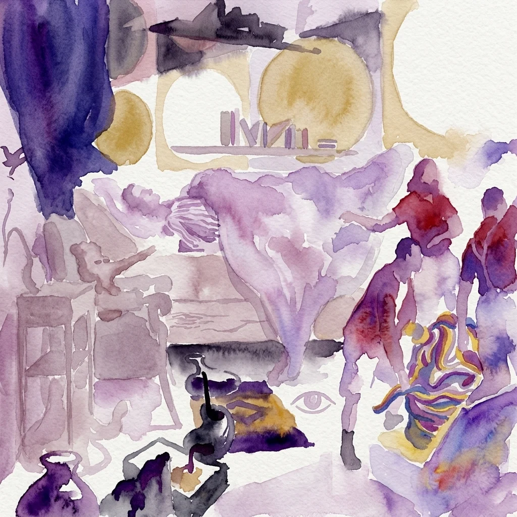 Neo Rauch: Nieuwe Rollen tentoonstellingsbeeld van Galerie Rudolfinum