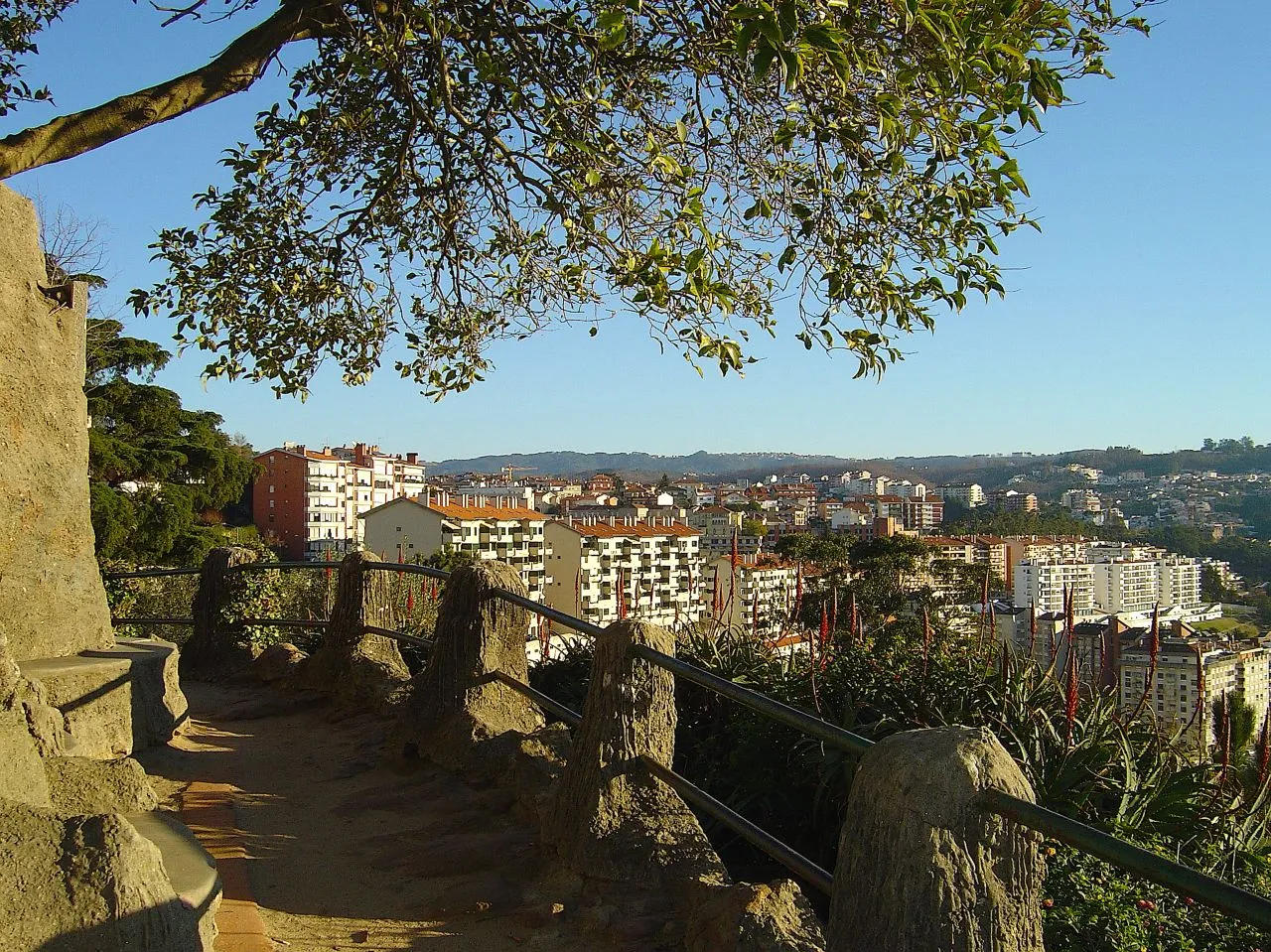 Vista interior de la Sala da Cidade en Coímbra.