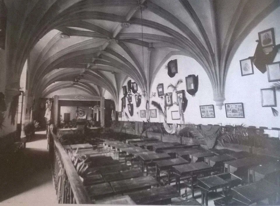 Vista interior de la Sala da Cidade en Coímbra.