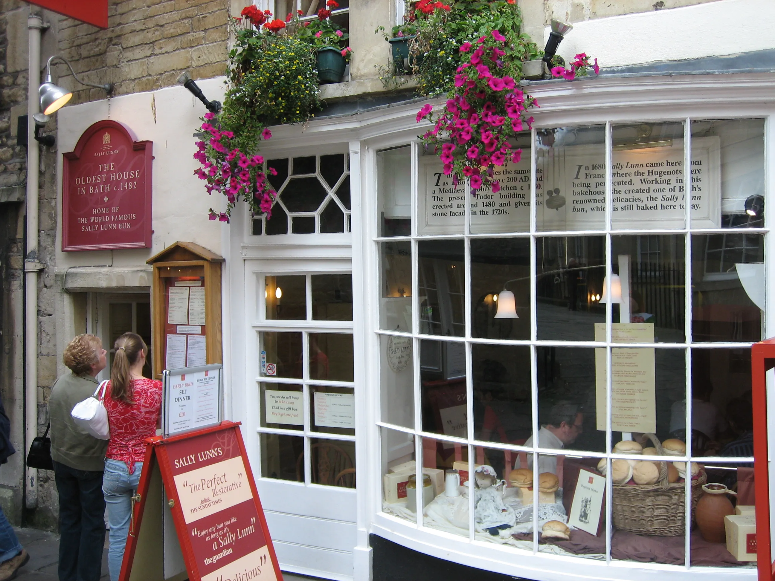 Grafika godzin otwarcia Sally Lunn's Kitchen Museum