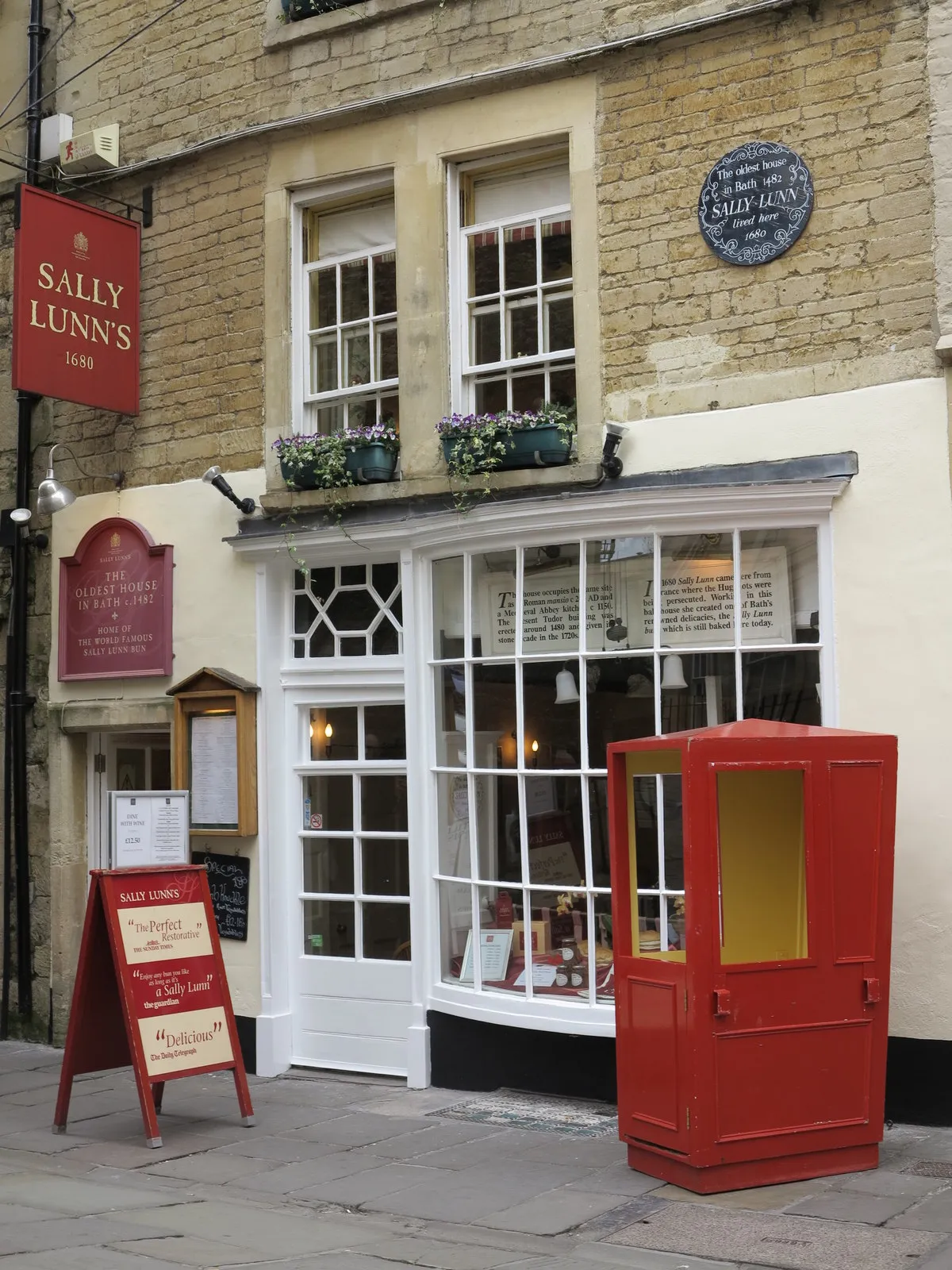 Vista representativa del Sally Lunn's Kitchen Museum en Bath.