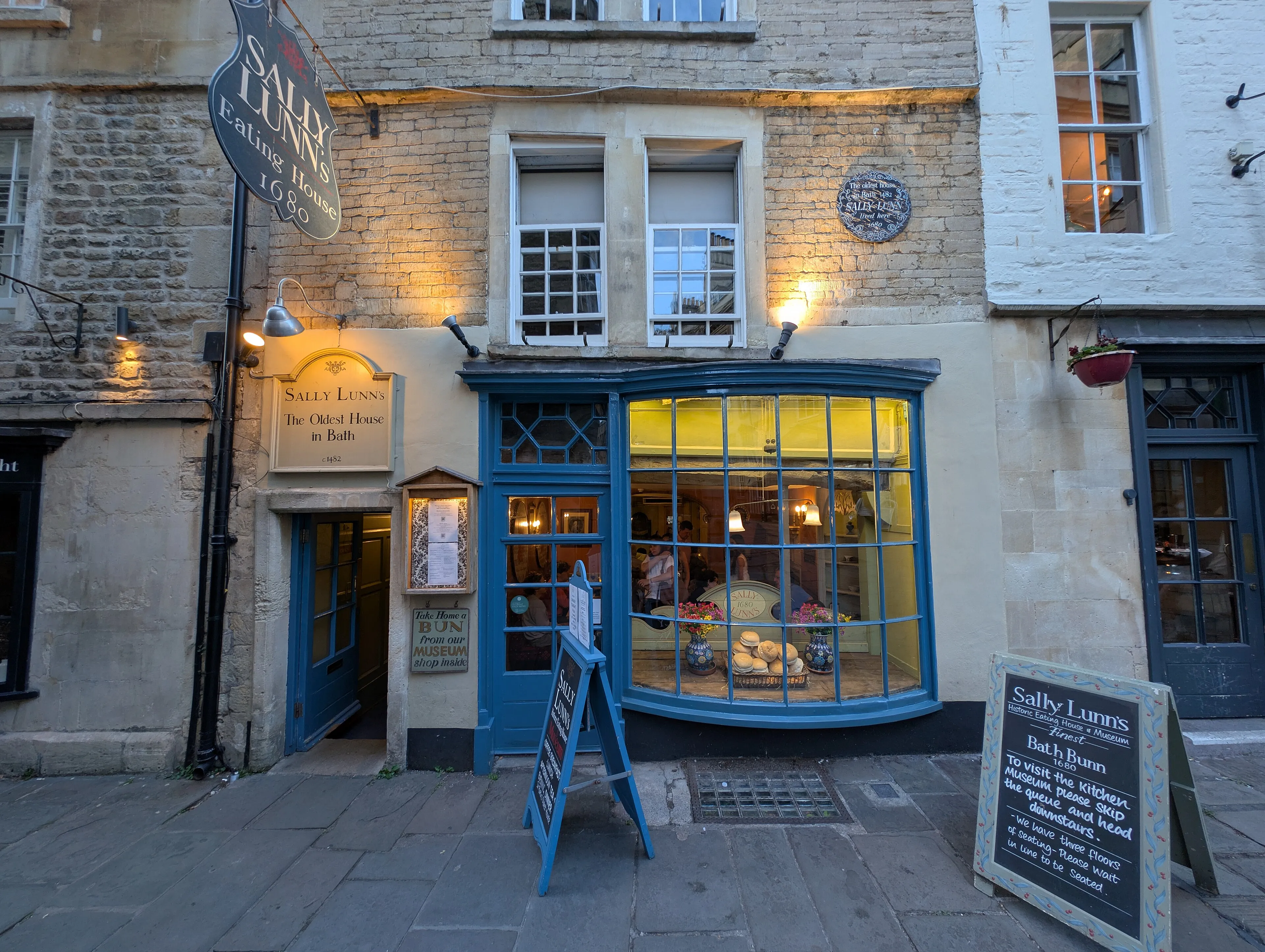 Vista representativa del Sally Lunn's Kitchen Museum en Bath.