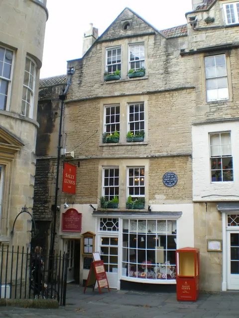 Interieur van het Sally Lunn's Kitchen Museum in Bath.