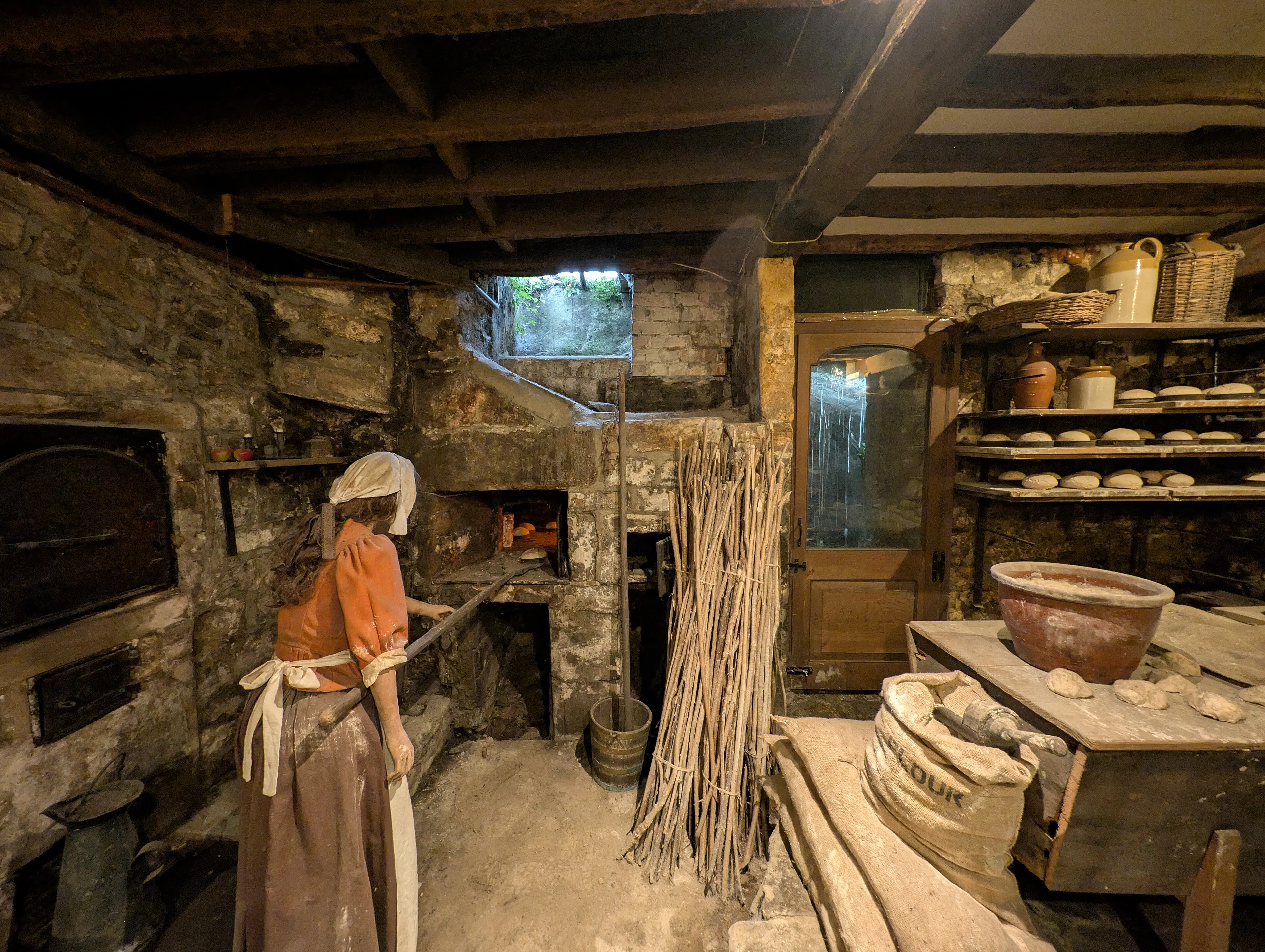 Vista representativa del Sally Lunn's Kitchen Museum en Bath.