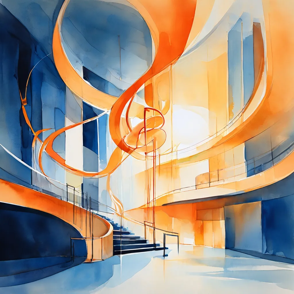 Arte conceptual abstracto, musical y arquitectónico, que representa la temporada de actuaciones de la sala de conciertos Salurinn.