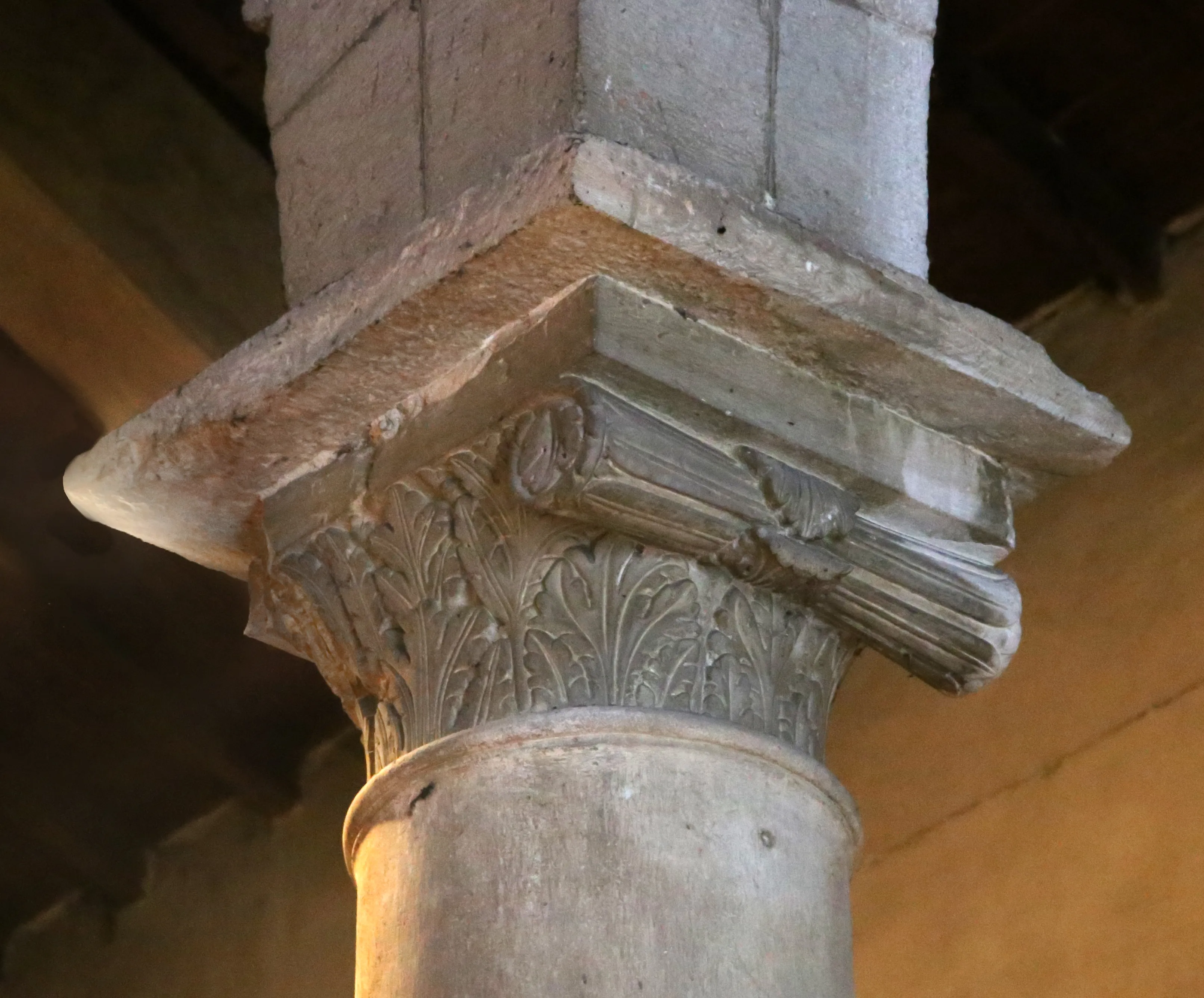 Interior view of San Michele degli Scalzi in Pisa.