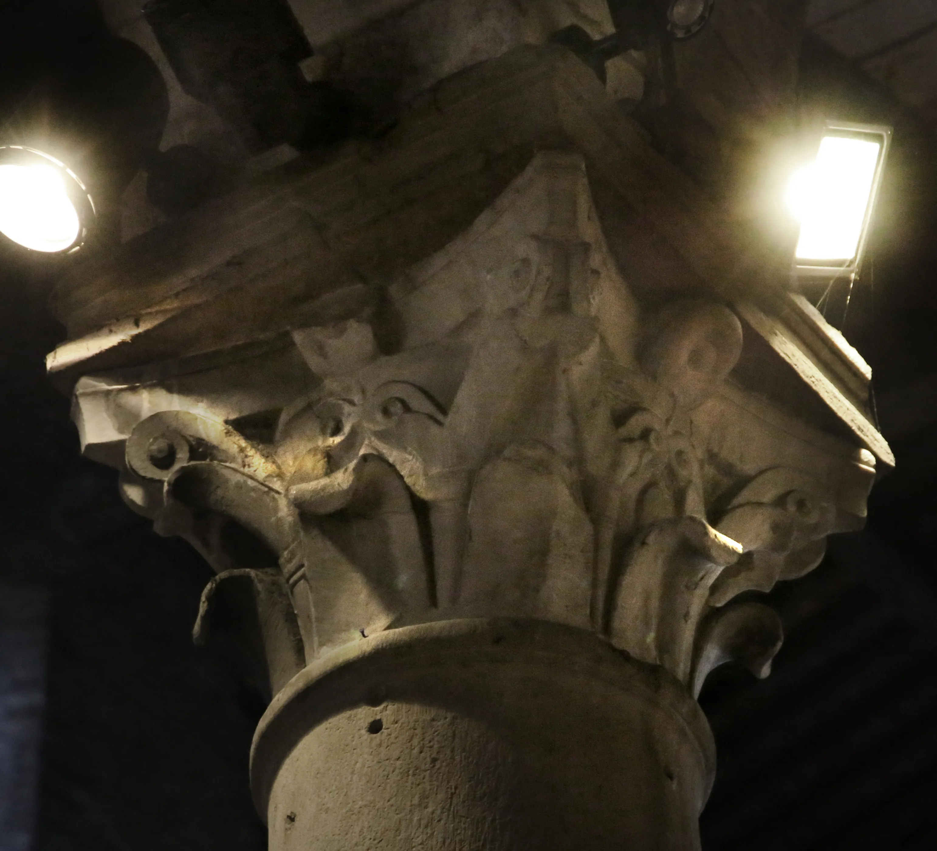 Interior view of San Michele degli Scalzi in Pisa.