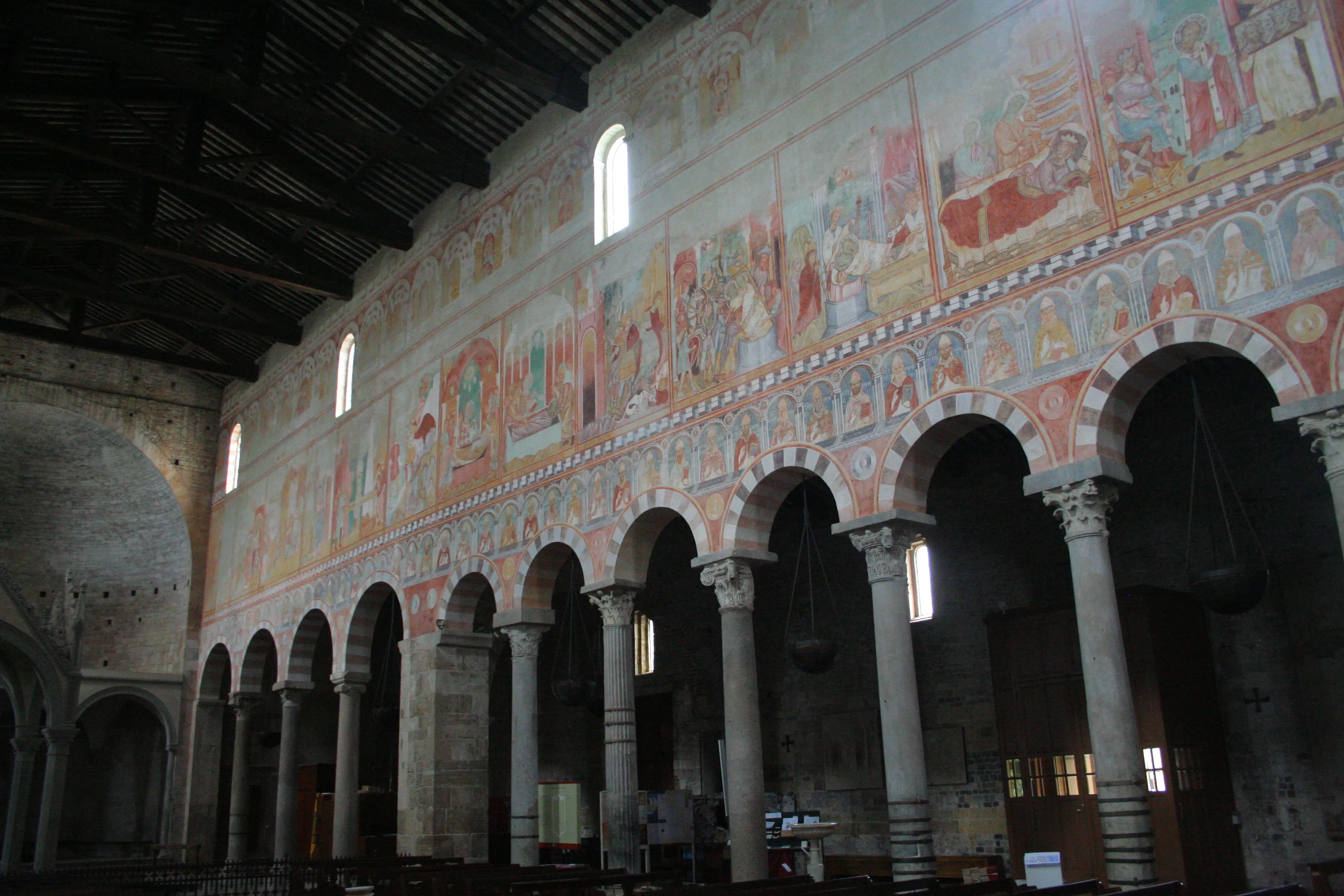 Representative view of Basilica of San Piero a Grado in Pisa.