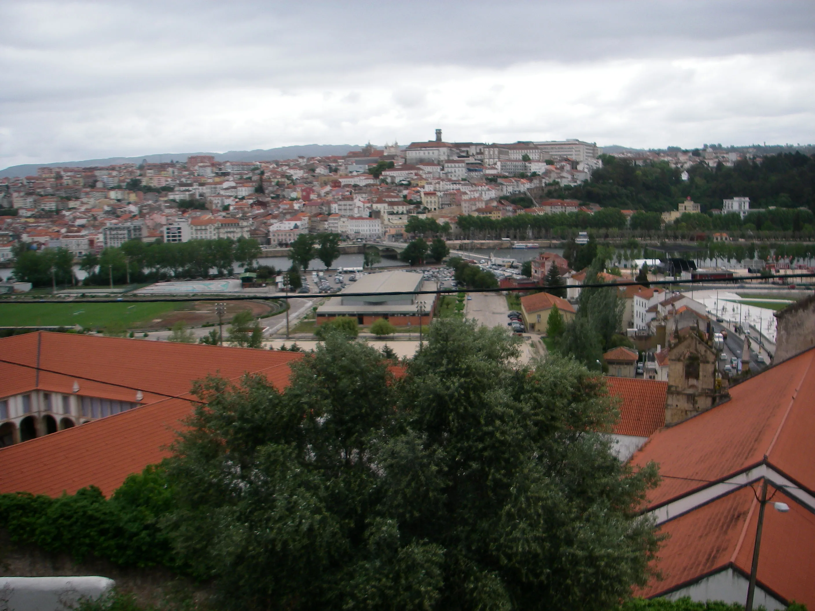 Representative view of Monastery of Santa Clara-a-Nova in Coimbra.
