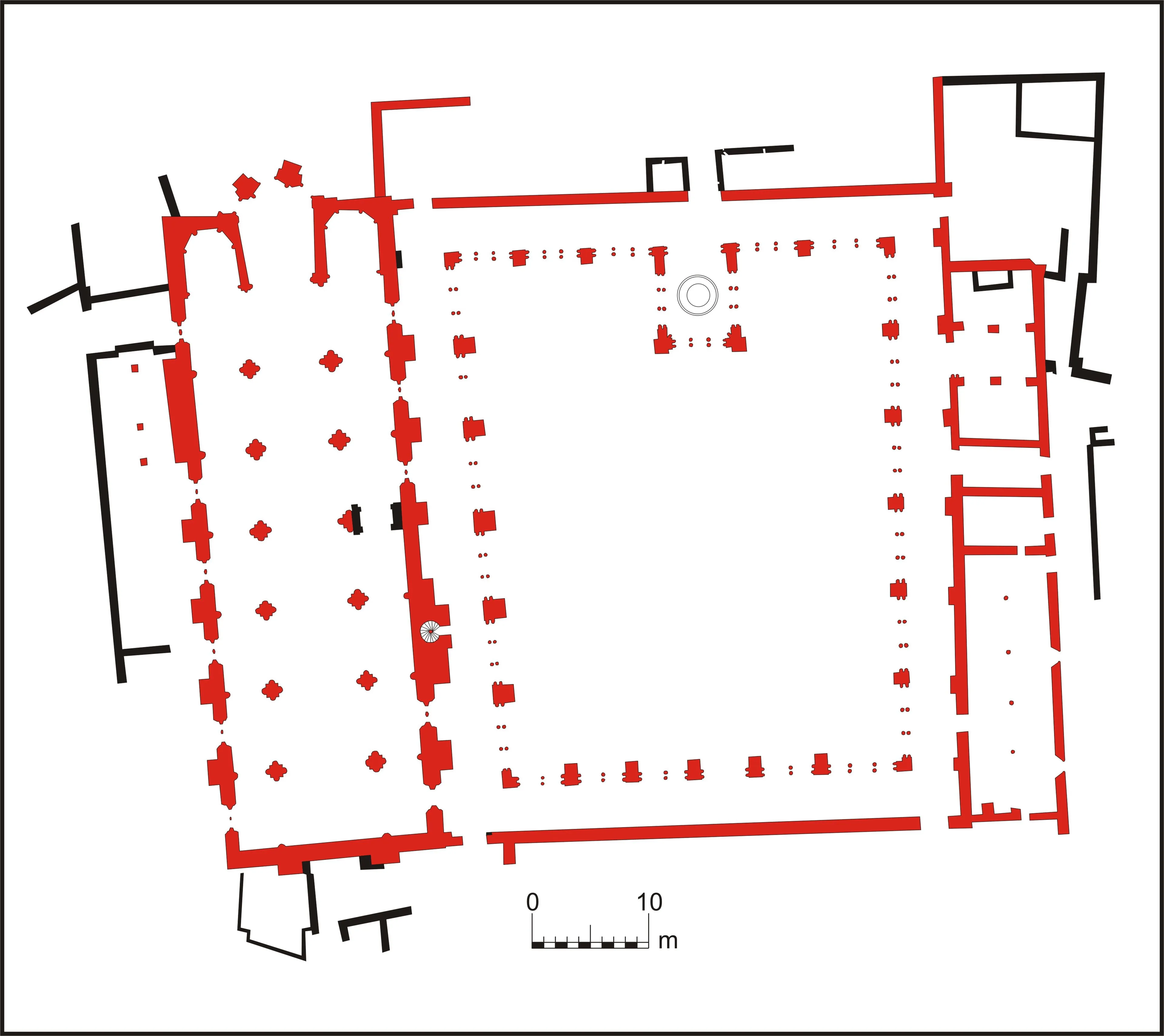 Representative view of Monastery of Santa Clara-a-Velha in Coimbra.