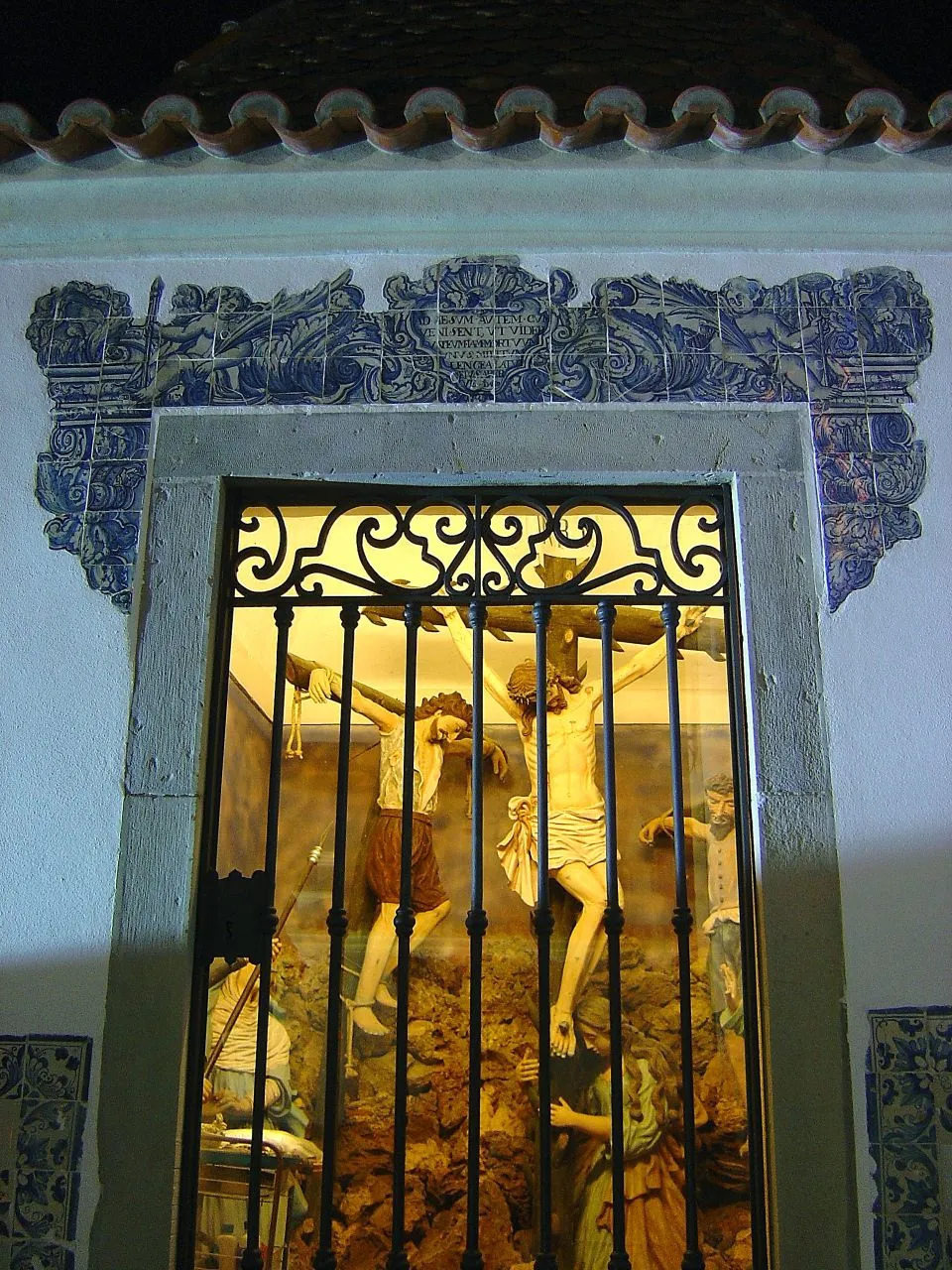 Vista interior de la Iglesia de Santo António dos Olivais en Coímbra.