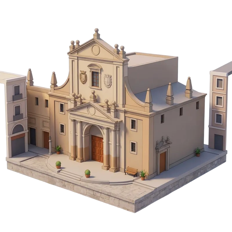 Santos Juanes Church overview