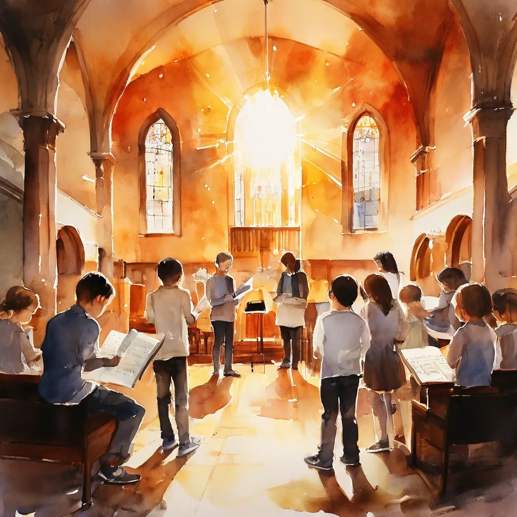 Otwarta próba chóru dla młodzieży w kościele St Barnabas, Jericho