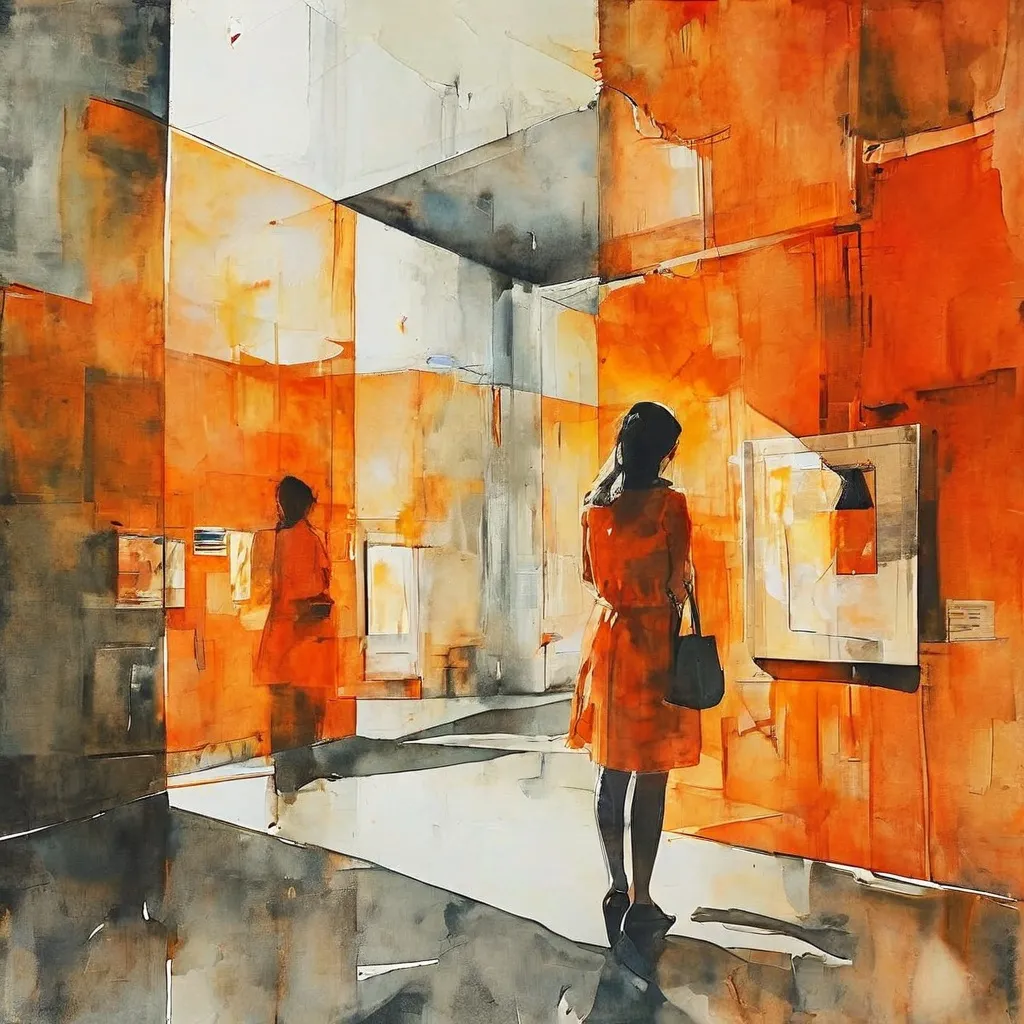 Una imagen fotográfica estilizada y cuidadosamente compuesta, con elementos artísticos, que representa temas de libertad e identidad en el contexto de una exposición en el Stedelijk Museum de Ámsterdam.