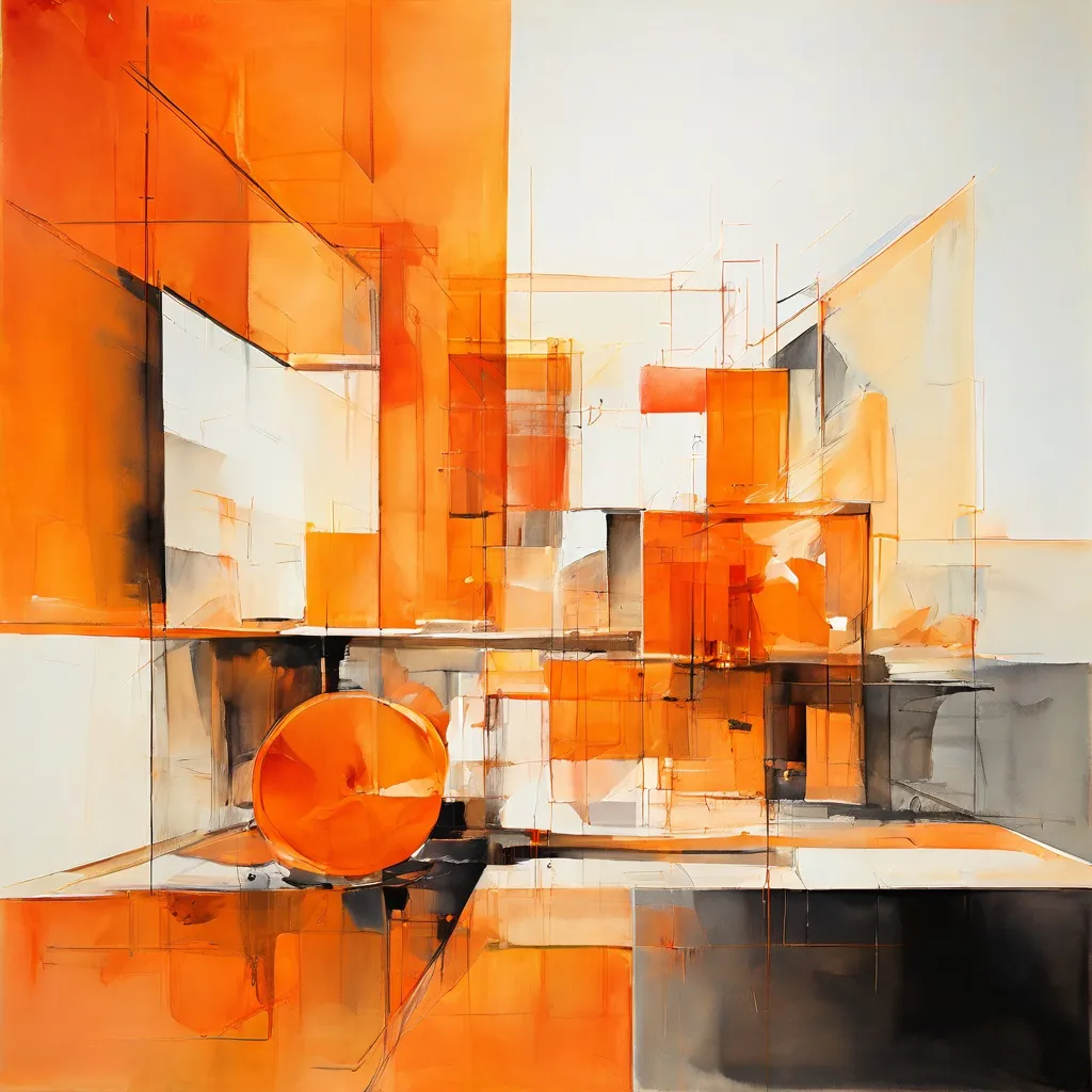 An inspiring visual representing artistic achievement and innovation, with abstract elements and a sense of depth, set against the backdrop of modern art at the Stedelijk Museum Amsterdam.
