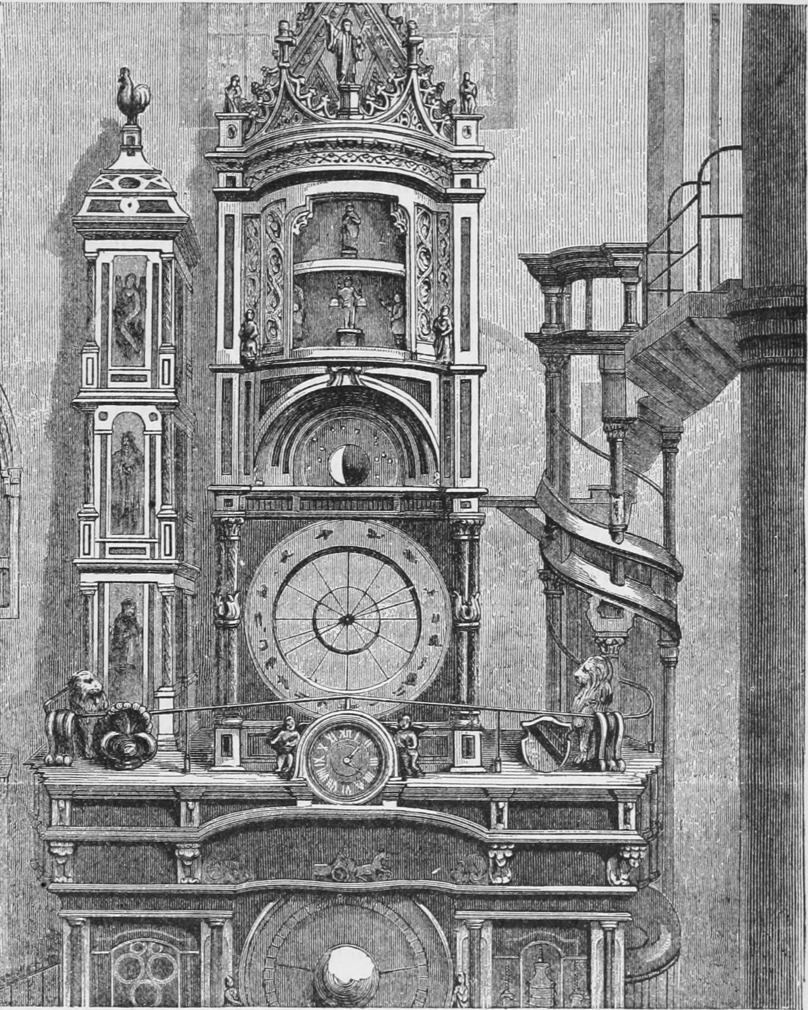 Representative view of Strasbourg Astronomical Clock in Strasbourg.