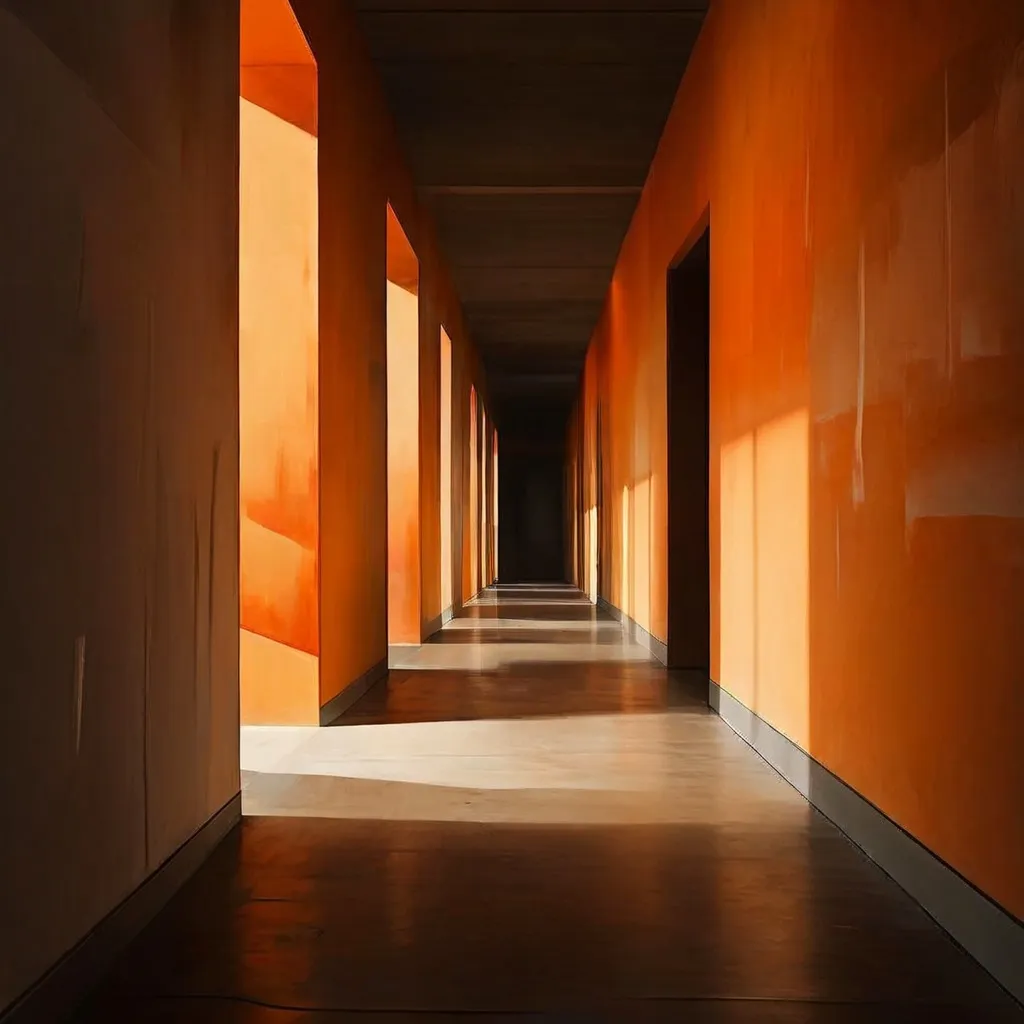 Abstract atmosphere at the missed tones performance by Deva Schubert at Kunstverein.