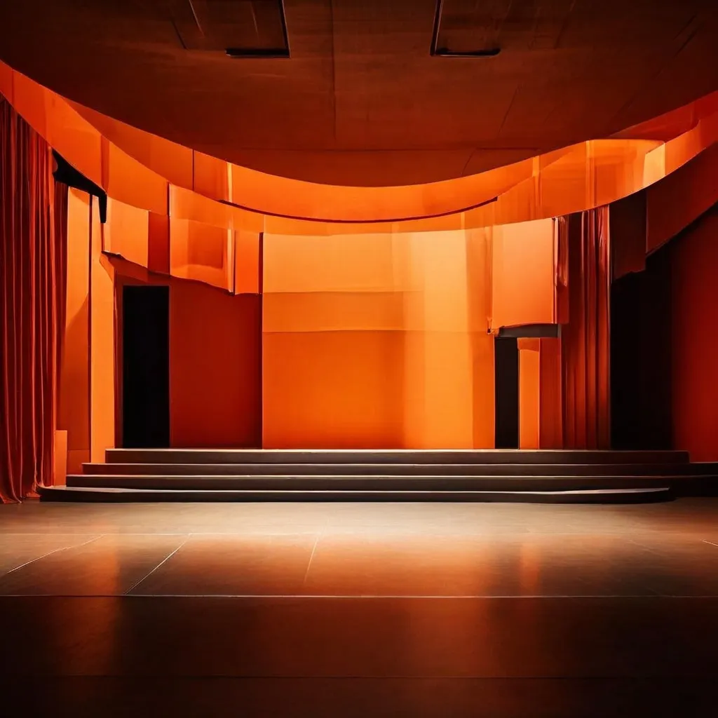 Contemporary stage design and performance space at SZENE Salzburg during the SOMMERSZENE festival.