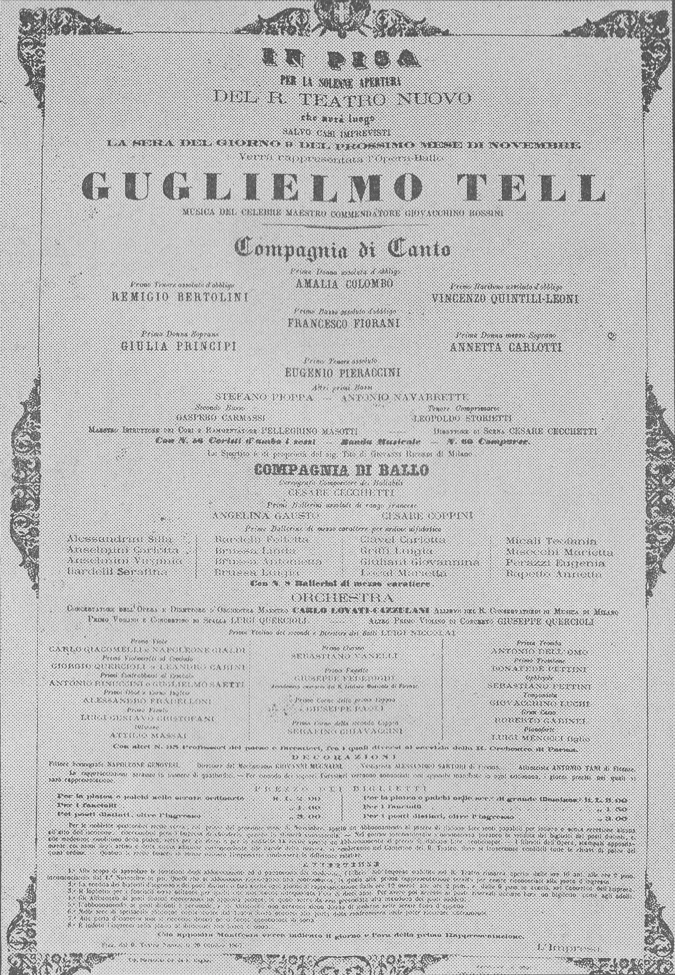 Reprezentatywny widok Teatro Verdi w Pizie.