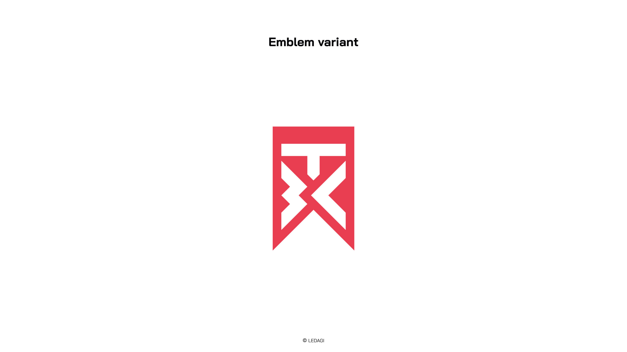 Czerwone logo w kształcie banera ze stylizowanymi literami T i X, reprezentujące holenderskie archiwum kultury The Black Archives