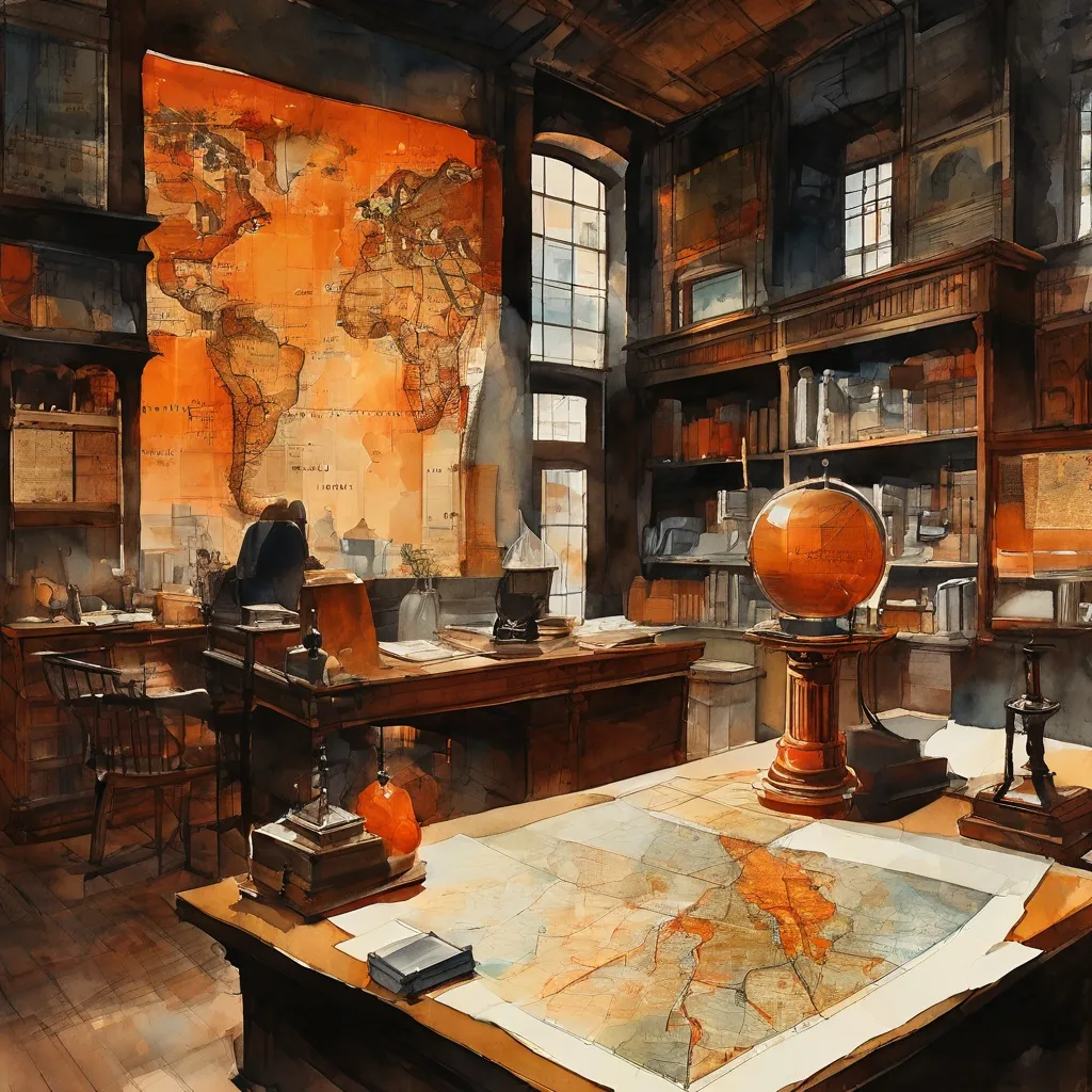 Una imagen conceptual que representa documentos históricos, libros abiertos y sutiles símbolos culturales, que representan la rica historia y las narrativas negras preservadas en The Black Archives.