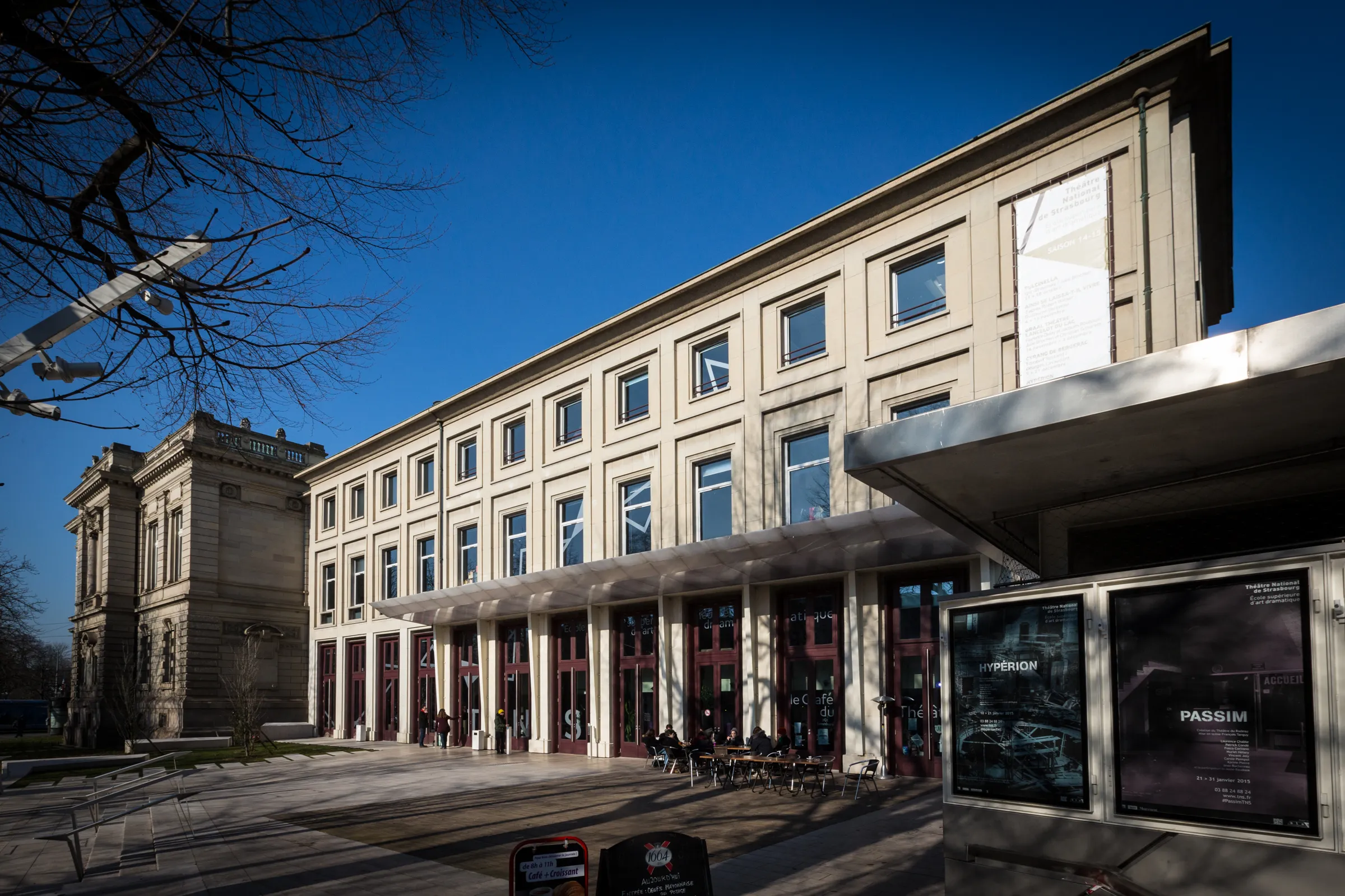 Reprezentatywny widok Théâtre National de Strasbourg w Strasburgu.